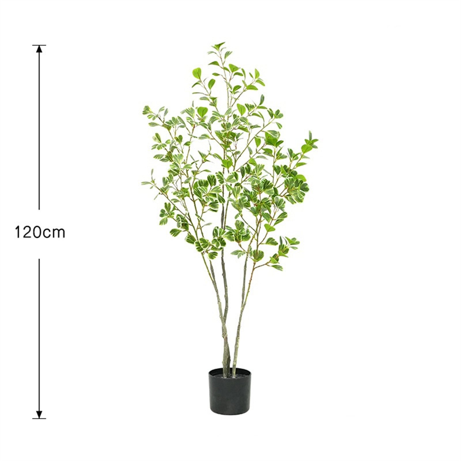 Kunstbonsai Künstlicher Ficus-Baum,Mit glatten und glänzenden Blättern,Pfla günstig online kaufen