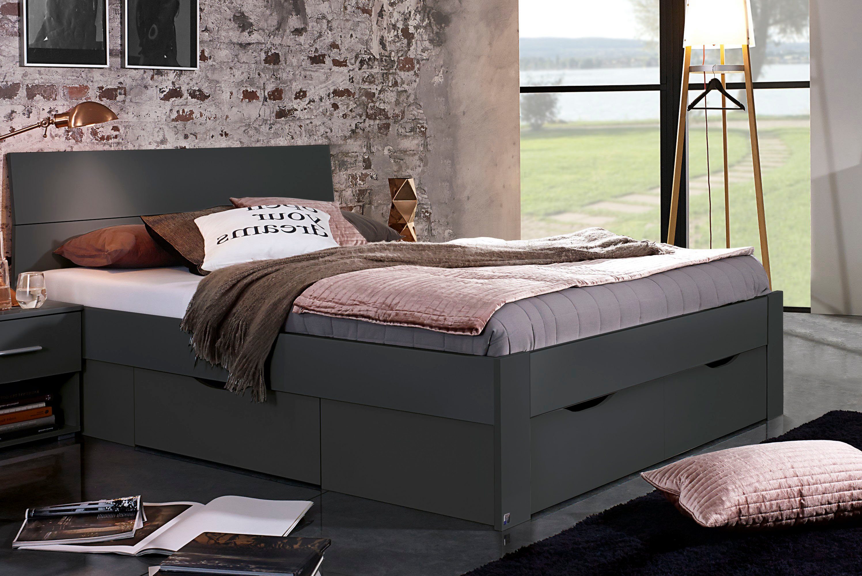 rauch Bett Einzelbett Doppelbett Stauraum FLEXX Breiten 90/140/180 cm, Einz günstig online kaufen