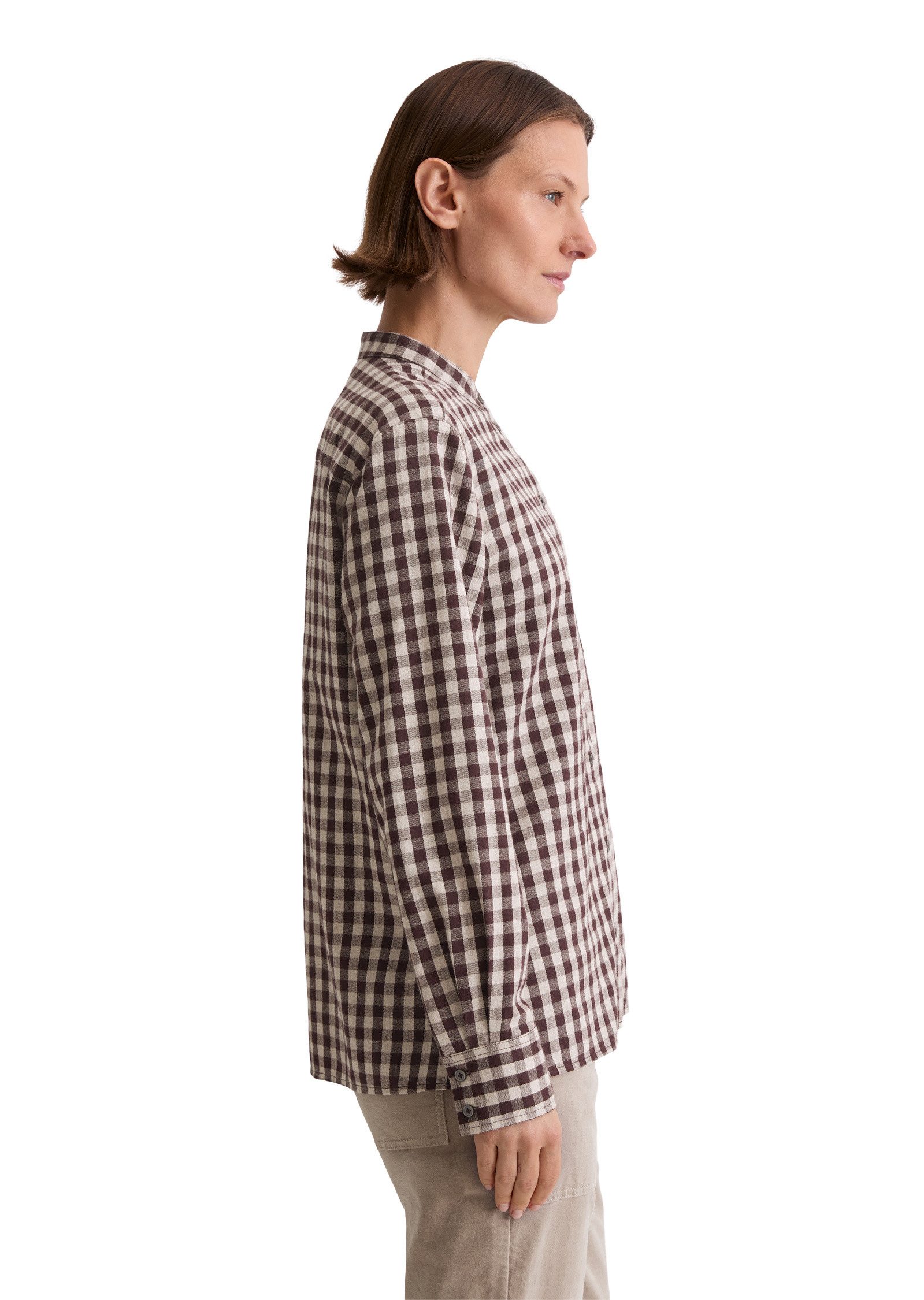 Marc O'Polo Langarmbluse aus softem Baumwoll-Flanell günstig online kaufen