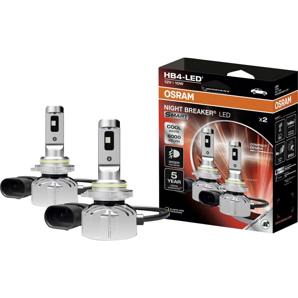 Osram KFZ-Ersatzleuchte Osram Automotive 9006DWNBSM-2HB LED Leuchtmittel NIGHT BREAKER® LED SM