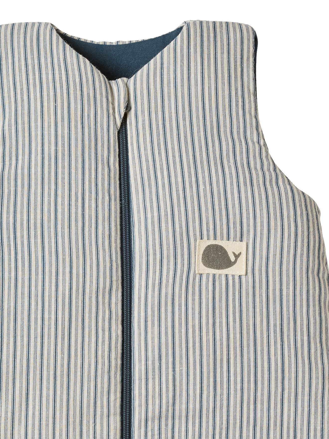 vertbaudet Babyschlafsack Ärmelloser Baby Schlafsack NAVY SEA, Sommerschlafsack, 2,5 TOG