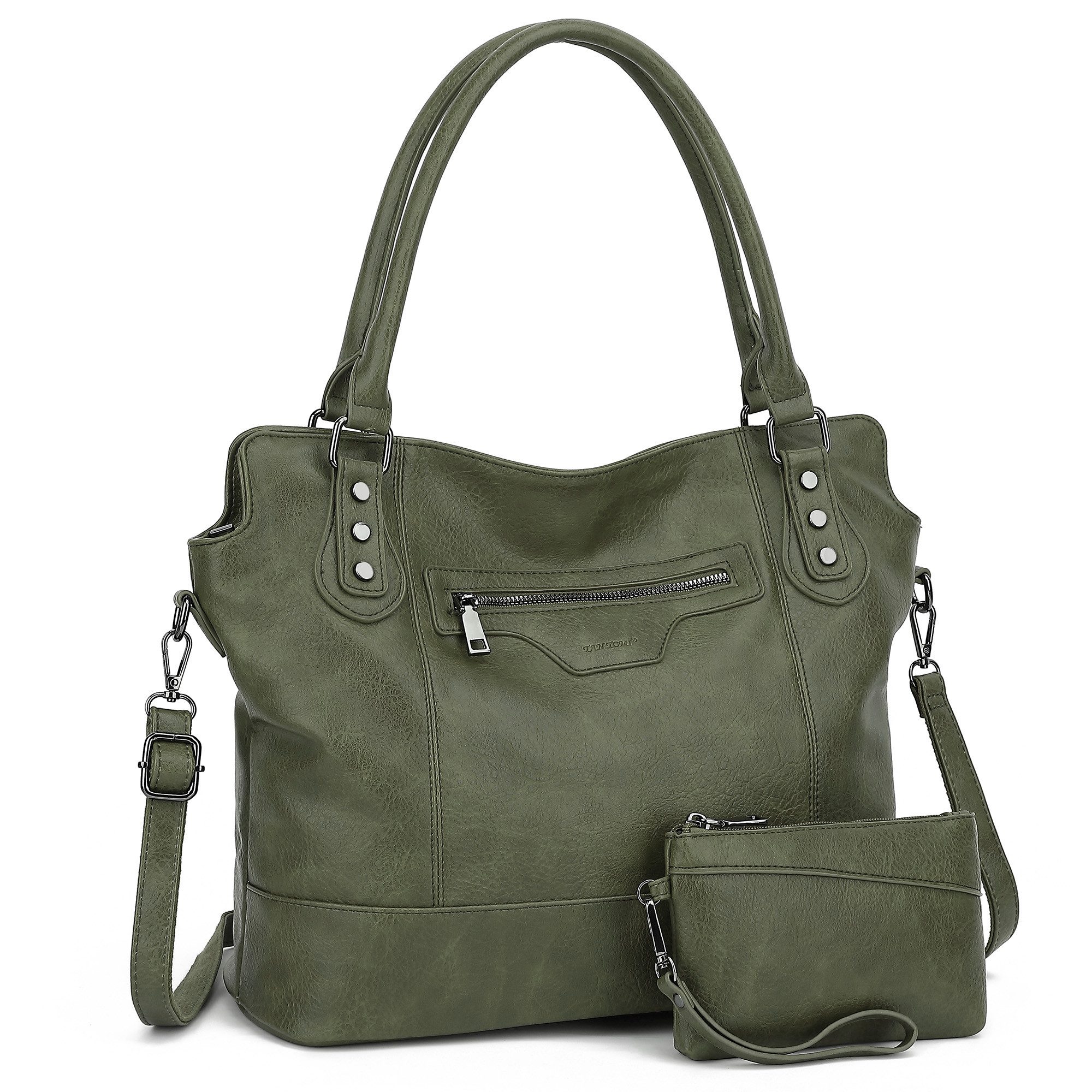 Handtasche Damen Schultertasche - Set Shopper Umhängetasche Henkeltasche