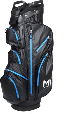 MK Golf Golftrolley + Golfbag MK Golf Equipment Solid Tour Trolleybag Blau - Golftasche, wasserdicht