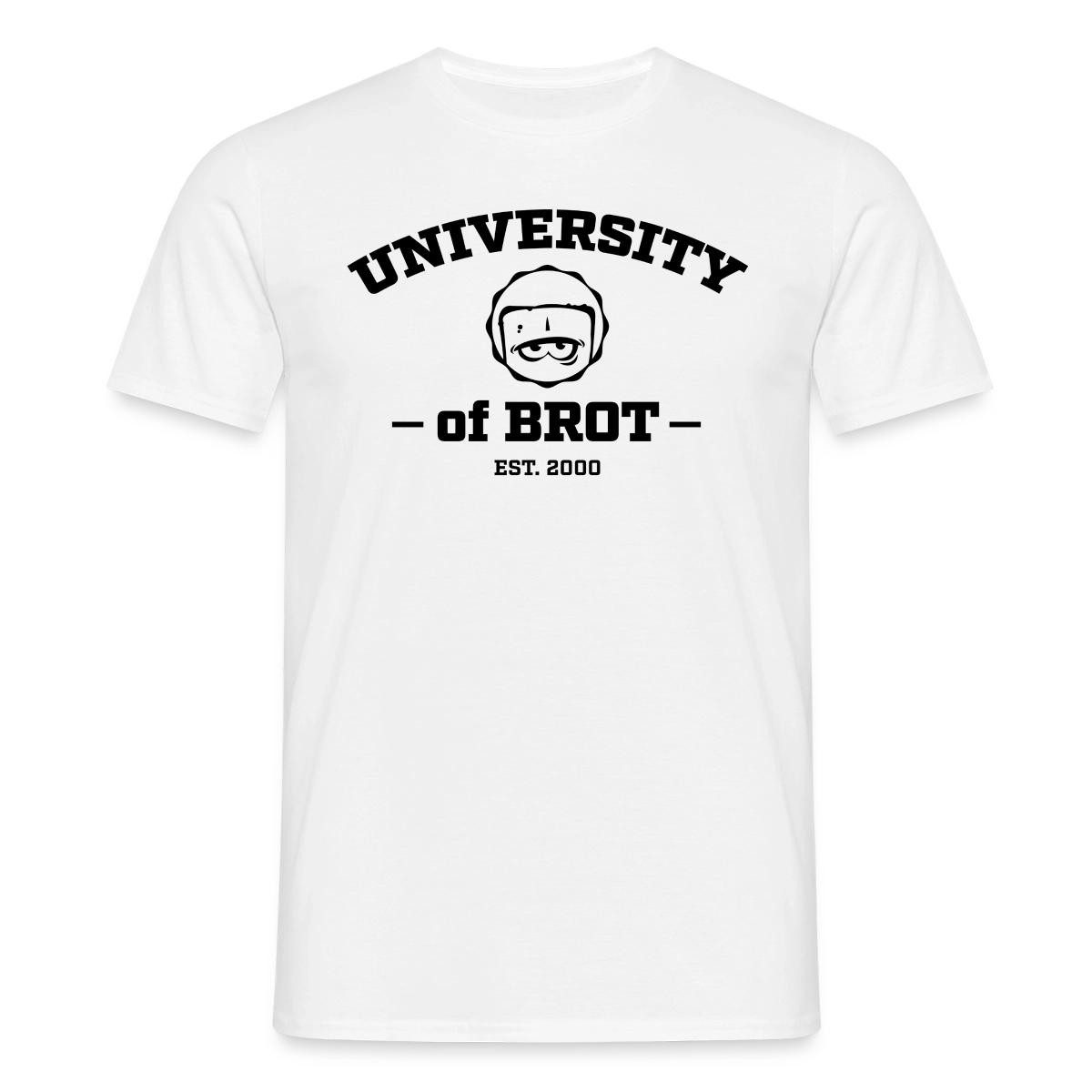 T-Shirt Bernd Das Brot University Of Brot Männer T-Shirt