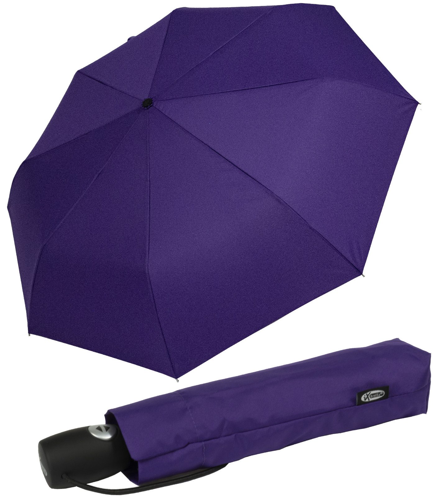 Taschenregenschirm Mid Class - mit Auf-Zu-Automatik in vielen Farben