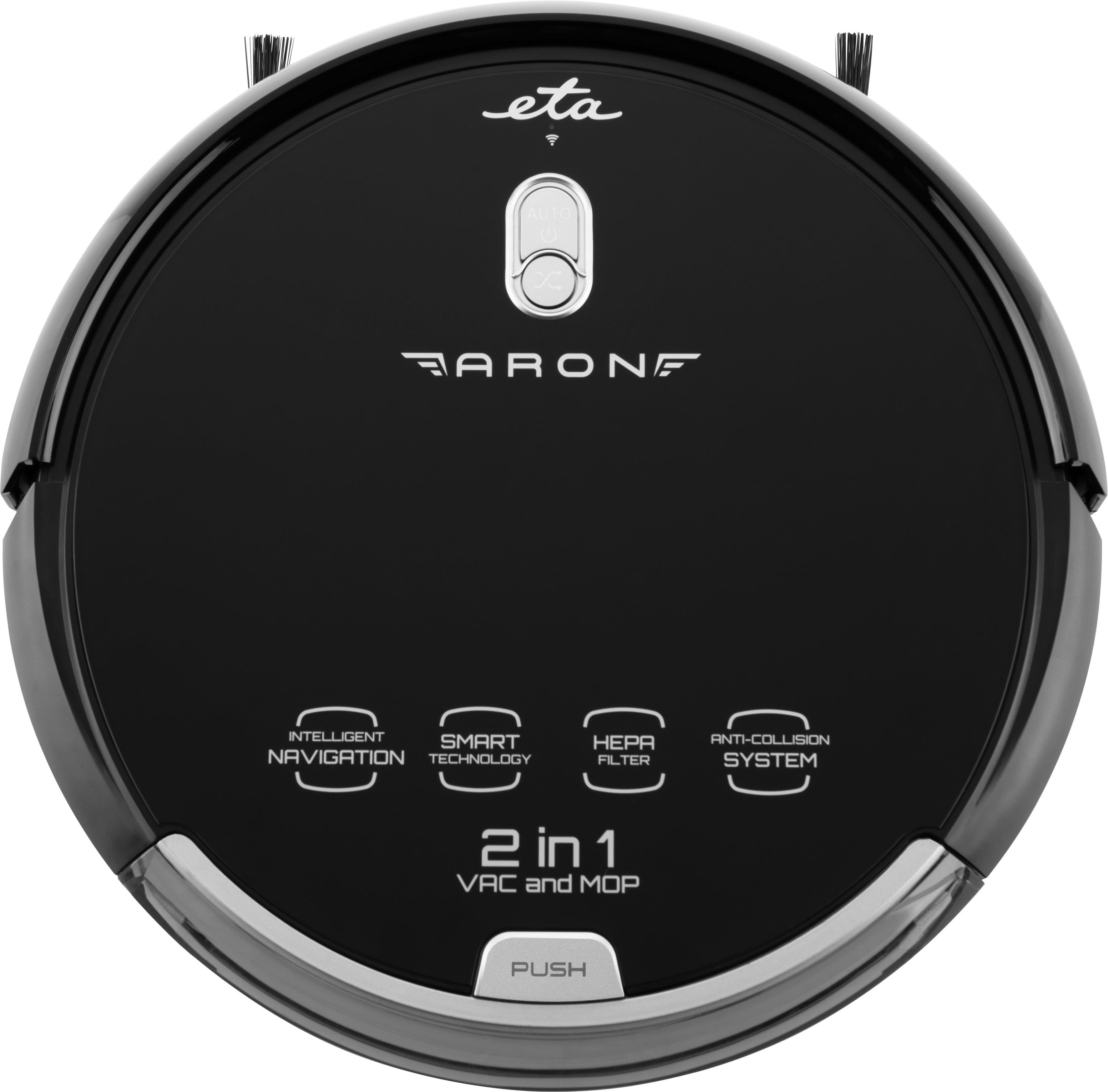 Nass-Trocken-Saugroboter Smart-App, Motor, 2 2 GYRO-NAVIGATION, Digital Seitenbürsten in ARON ETA251290000, eta 1,