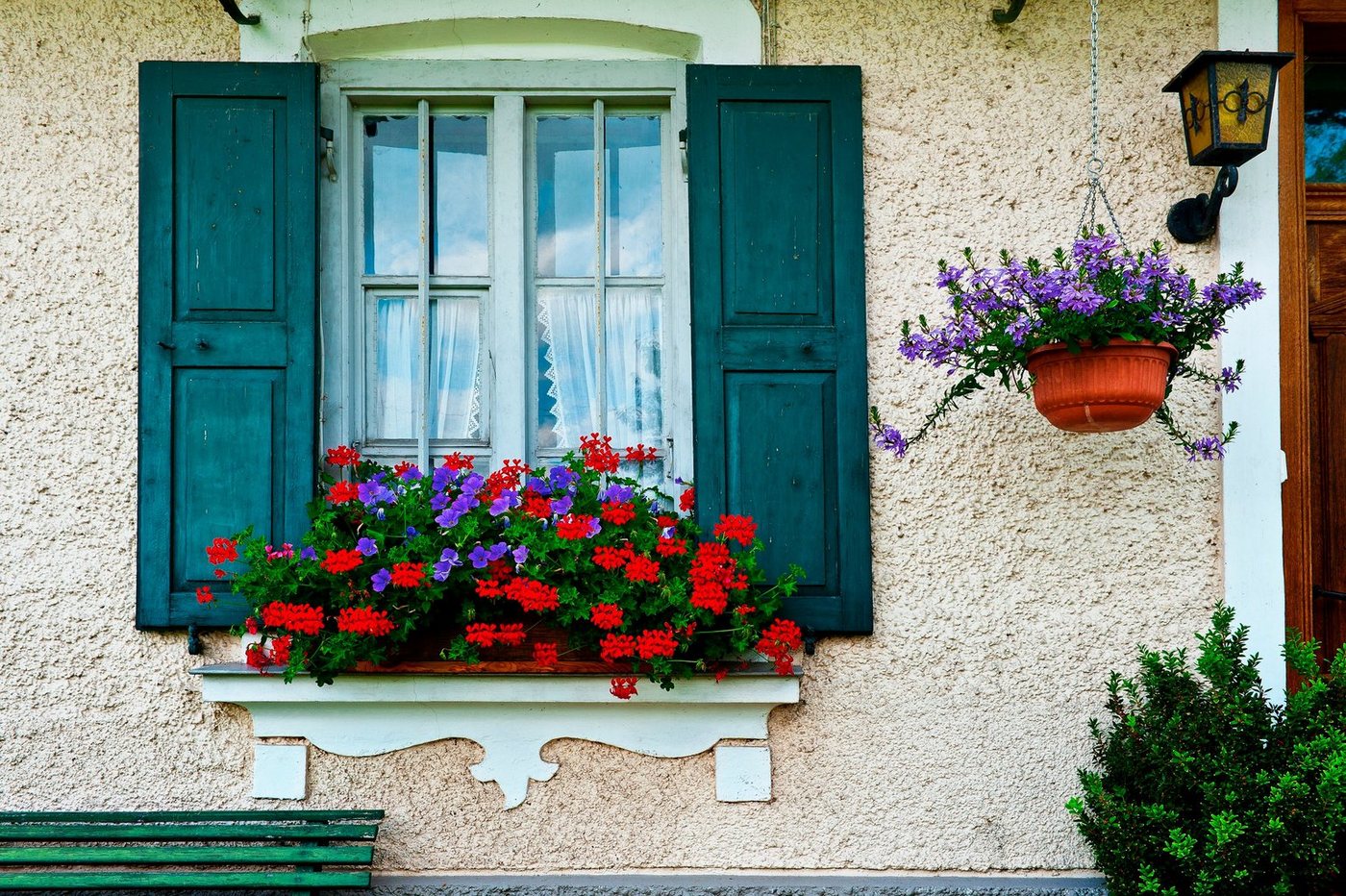 Papermoon Fototapete »Bavarian Window«, glatt-HomeTrends
