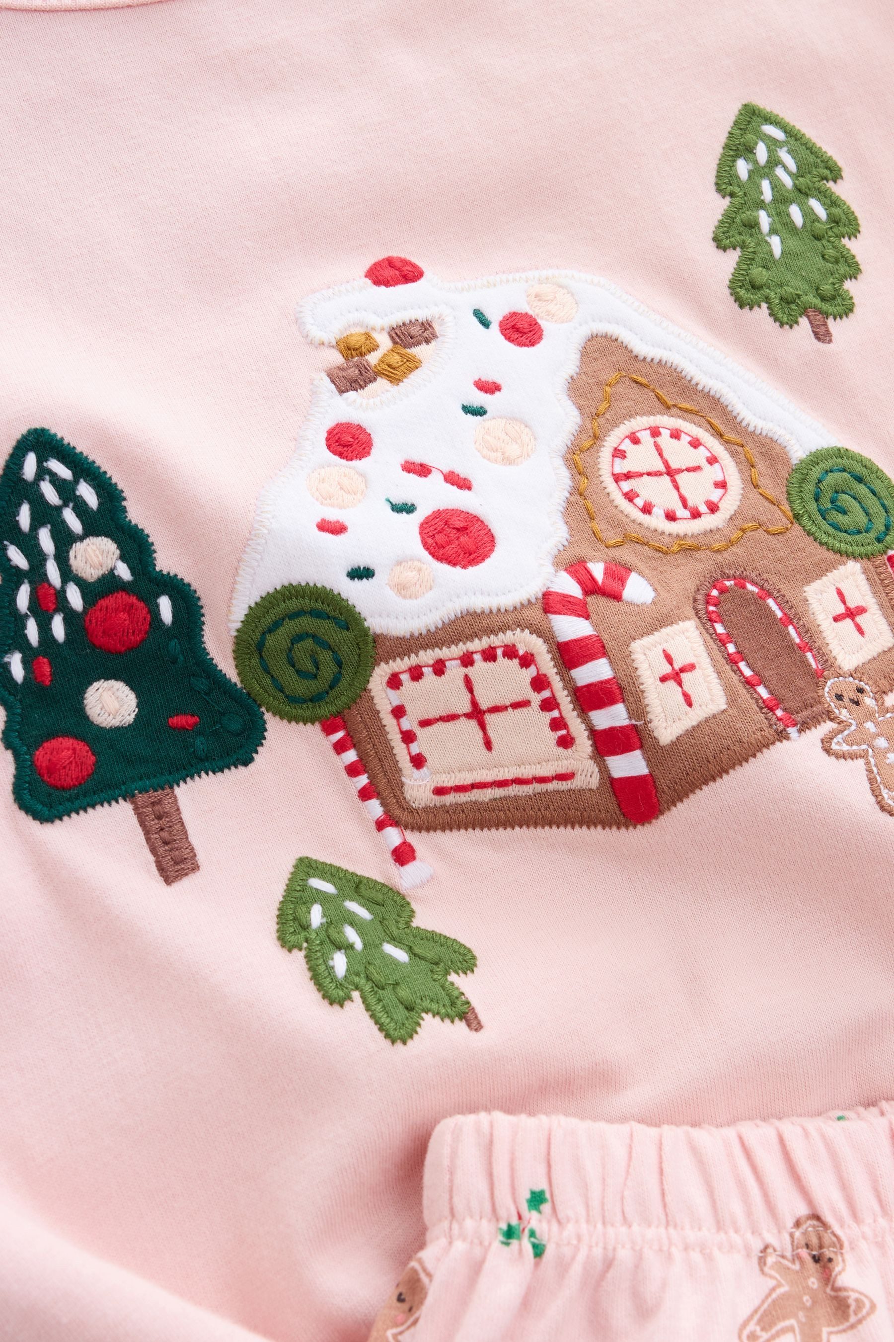 Next Pyjama Weihnachtsschlafanzug im Joggingstil (2 tlg) – Bild 5 von 5