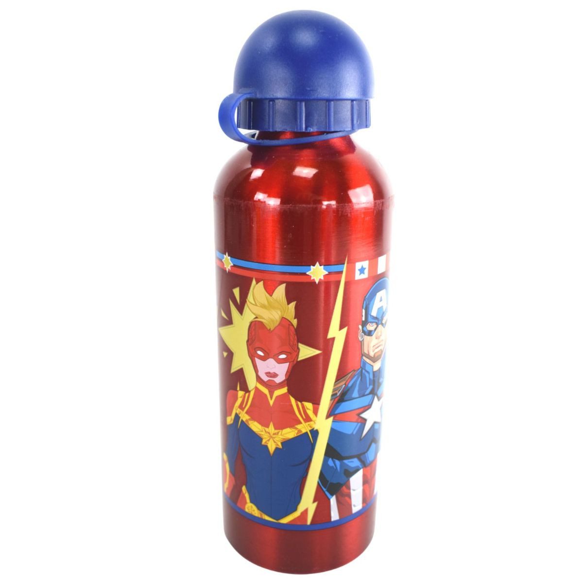 Stor Trinkflasche Aluminium Flasche für Kinder 530 ml Isoflasche mit Kappe Kinderflasche, extra leicht