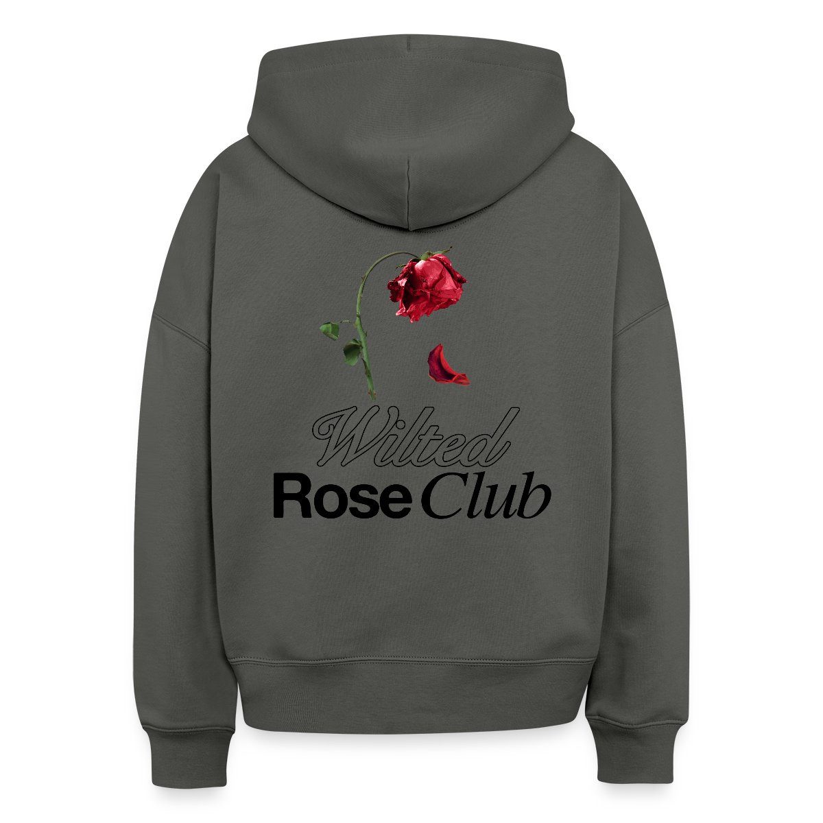 Spreadshirt Hoodie Vintage Love Streetwear Rose Design Frauen Boxy Organic Hoodie (1-tlg)