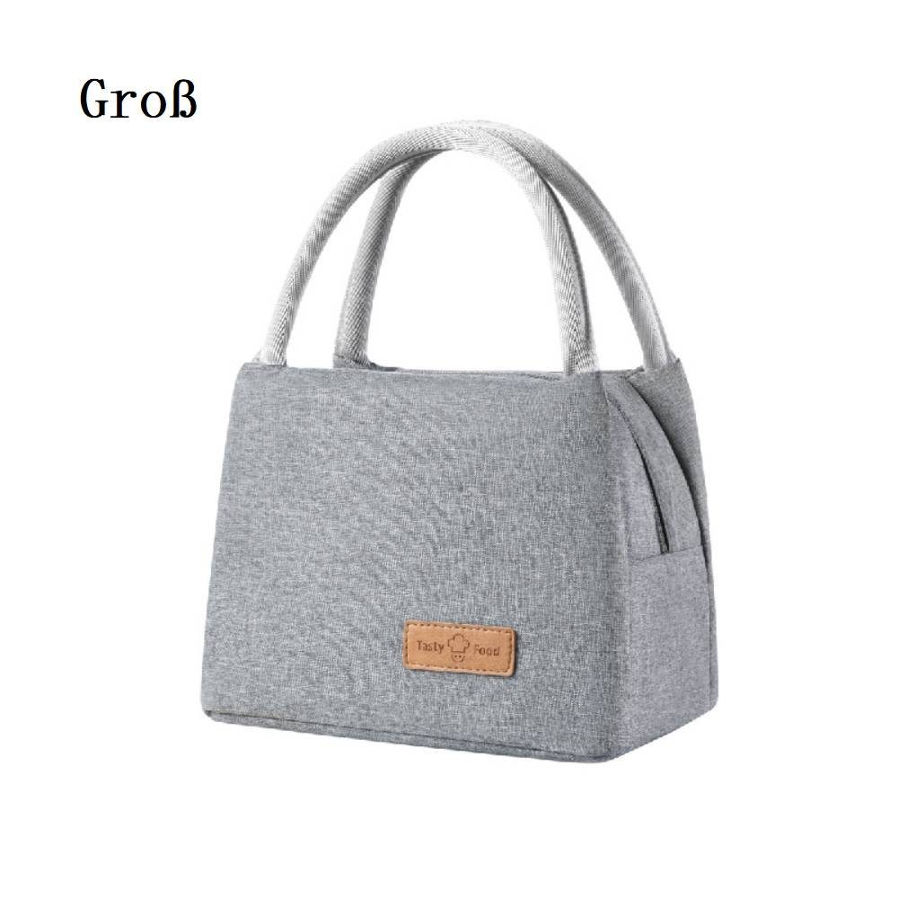 Blusmart Lunchbox Isolierte Lunch Tasche mit Aluminiumfolie, groß, (Bento Lunch Handtasche, 1-tlg., Picknicktasche), für Büro angestellte und Studenten