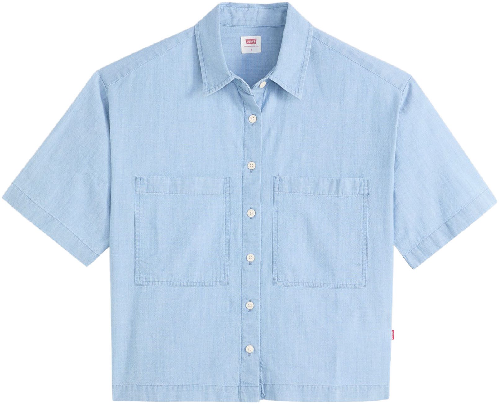 Levi's® Hemdbluse HARLIE SS CROPPED SHIRT mit Taschen