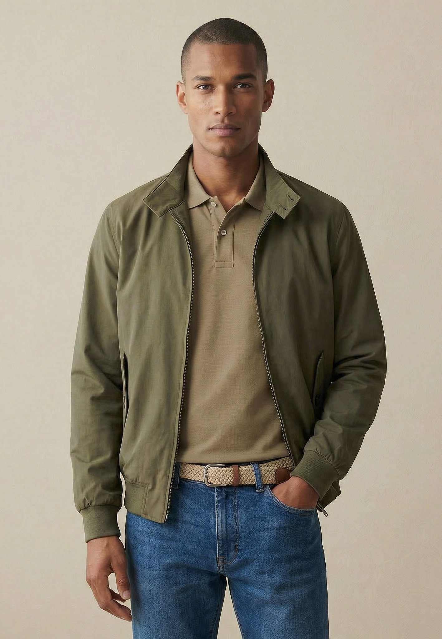 FYNCH-HATTON Blouson mit Reißverschluss und Eingrifftaschen