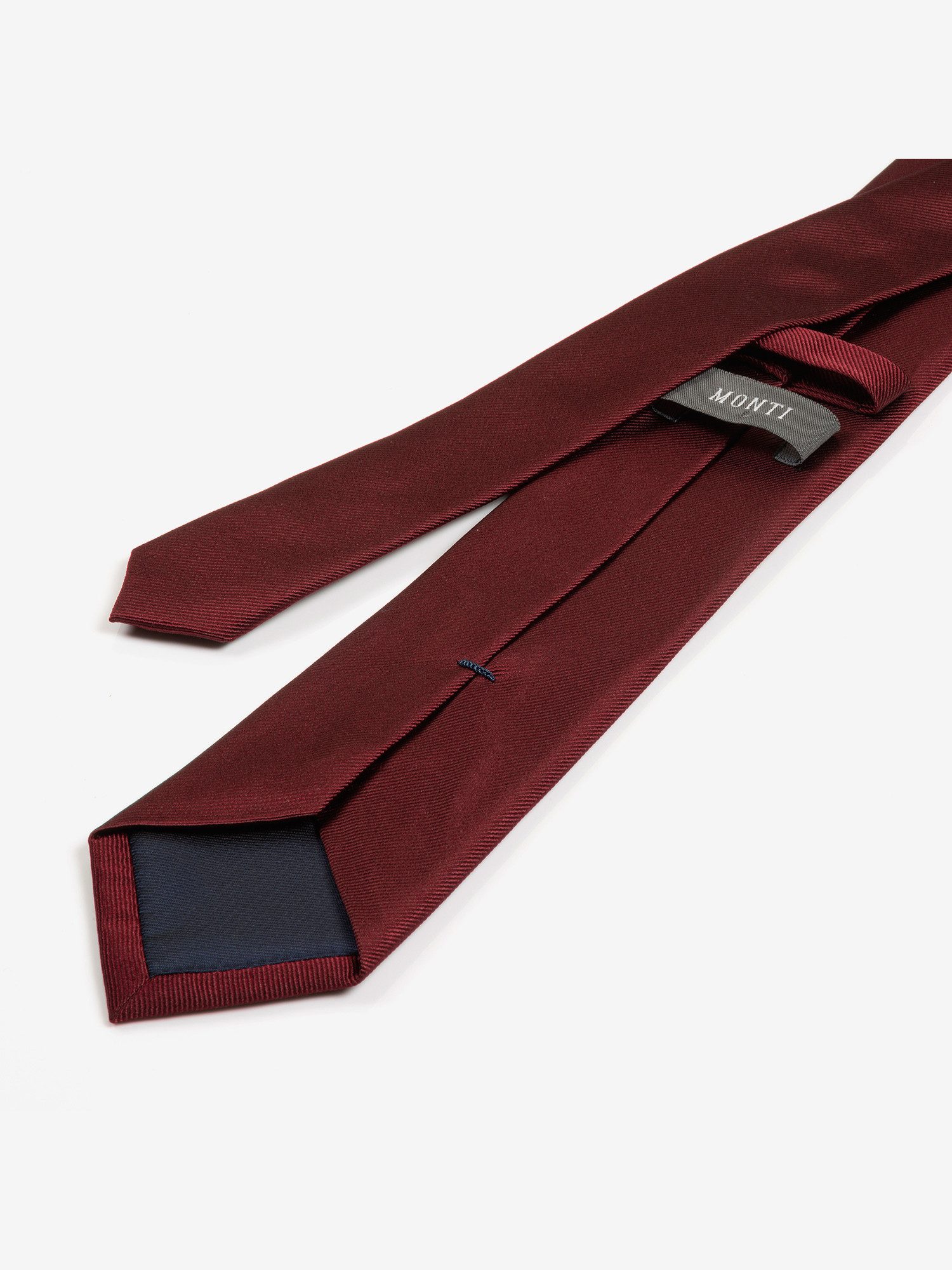 MONTI Krawatte RAUL aus reiner Seide mit edler Twill-Struktur – 7 cm breit
