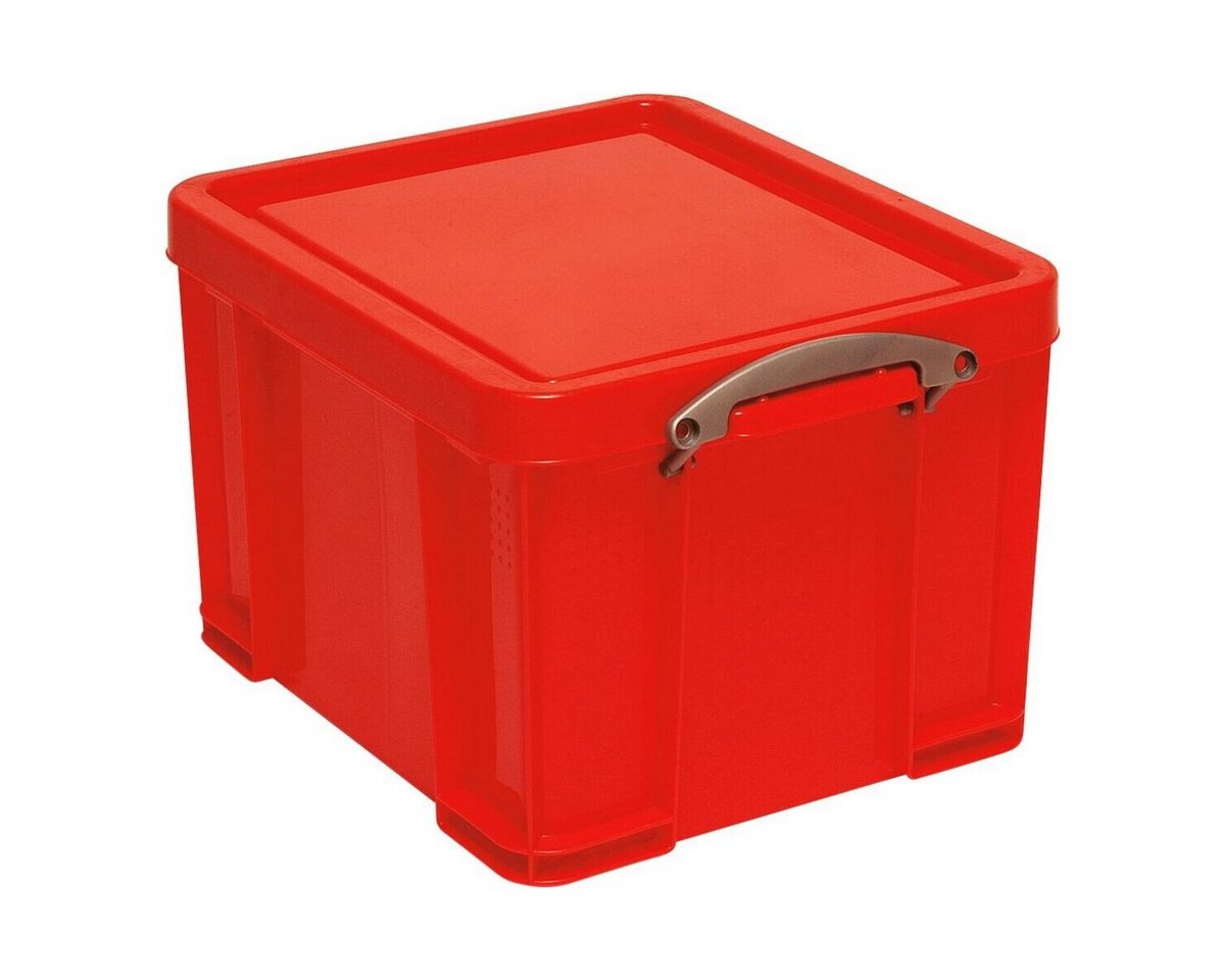 Thumbnail - REALLYUSEFULBOX Aufbewahrungsbox, 35 Liter, blickdicht, verschließbar und stapelbar