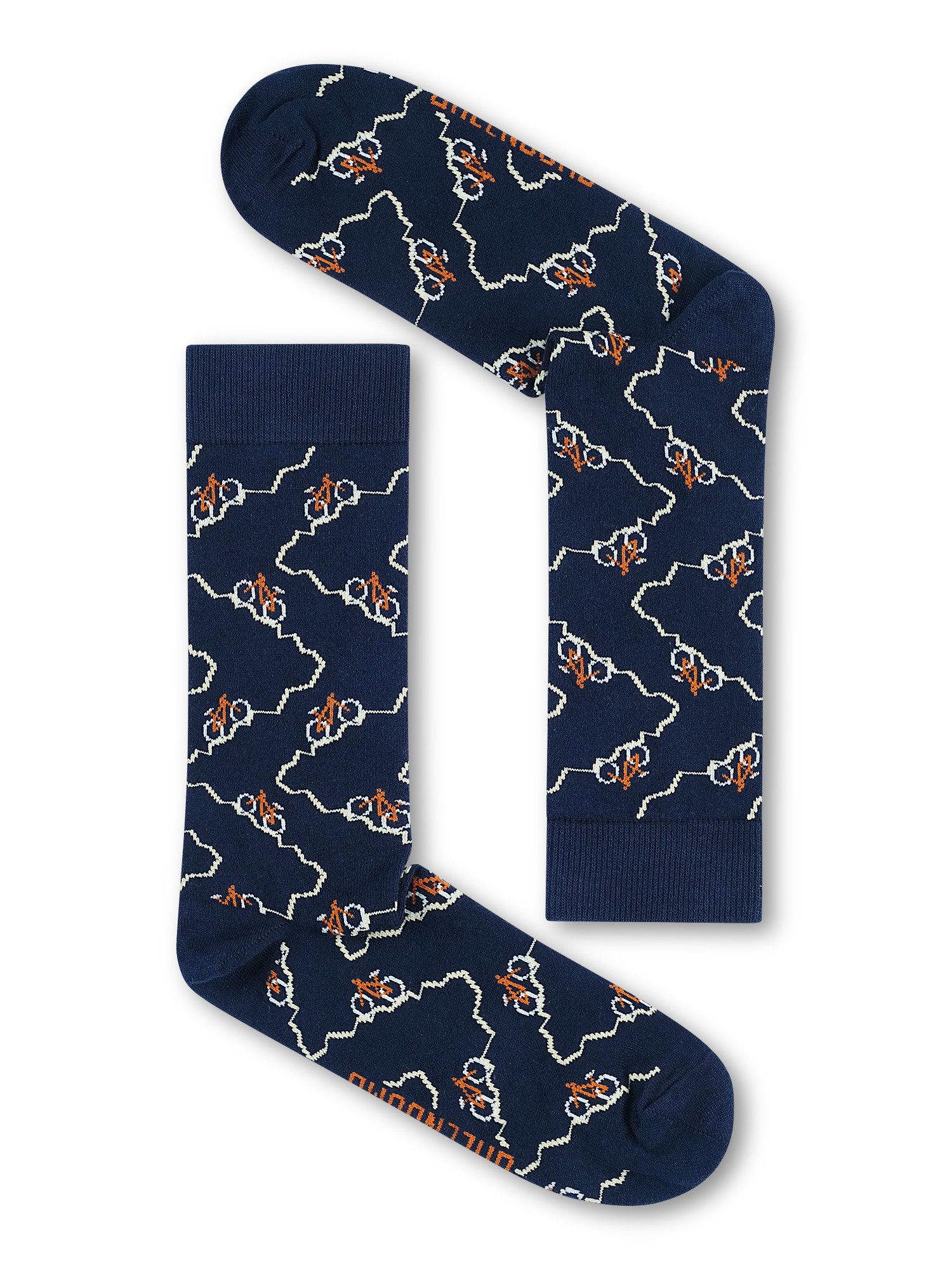 GreenBomb Socken Socks Bike Zigzag Bio-Baumwoll-Mix, Polyamid, Elasthan, kreative Designs