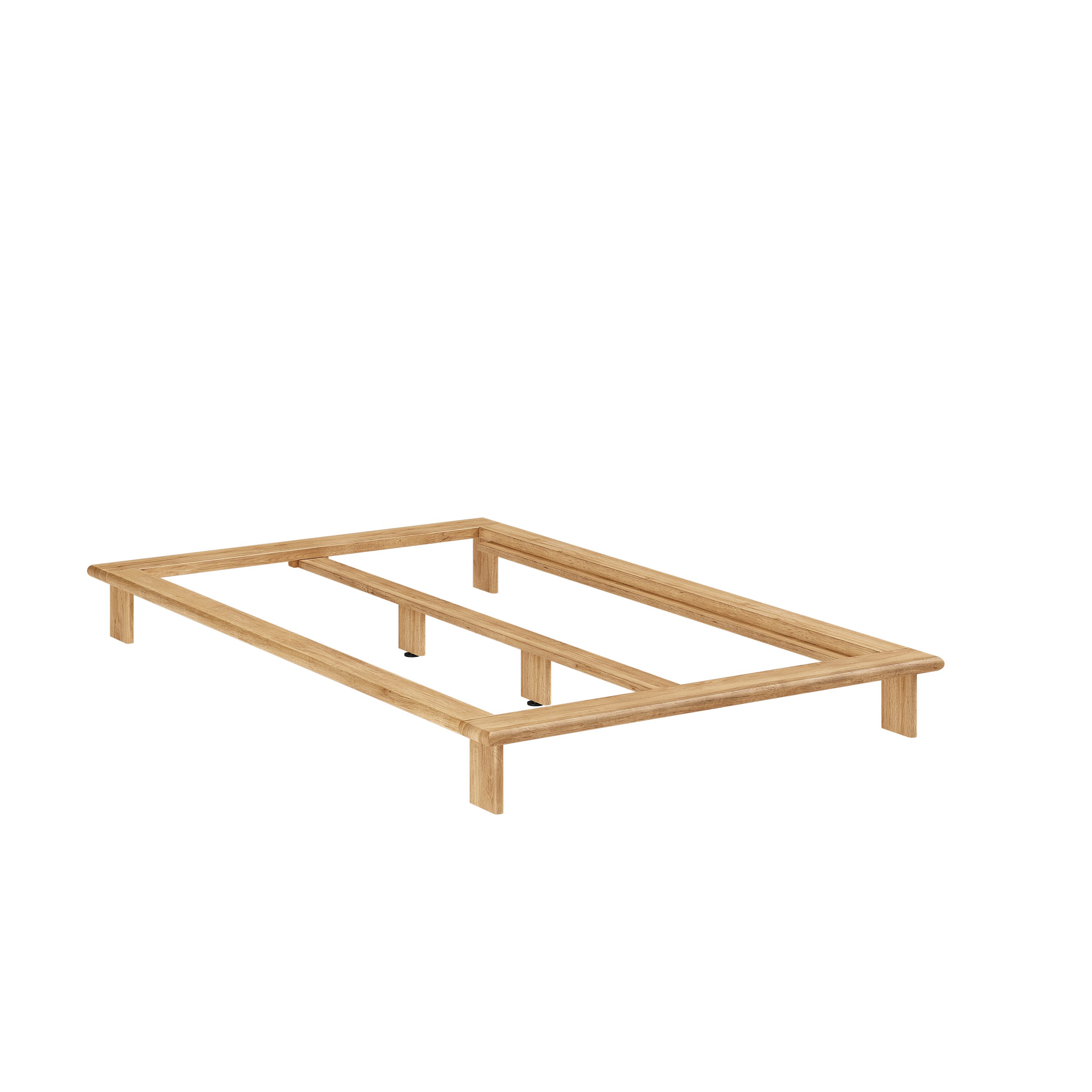 skølm Futonbett Skald aus Massivholz Eiche (Natur, 120x200 cm), Massivholzbett geölt & lackiert, in 140/160/180x200 cm verfügbar