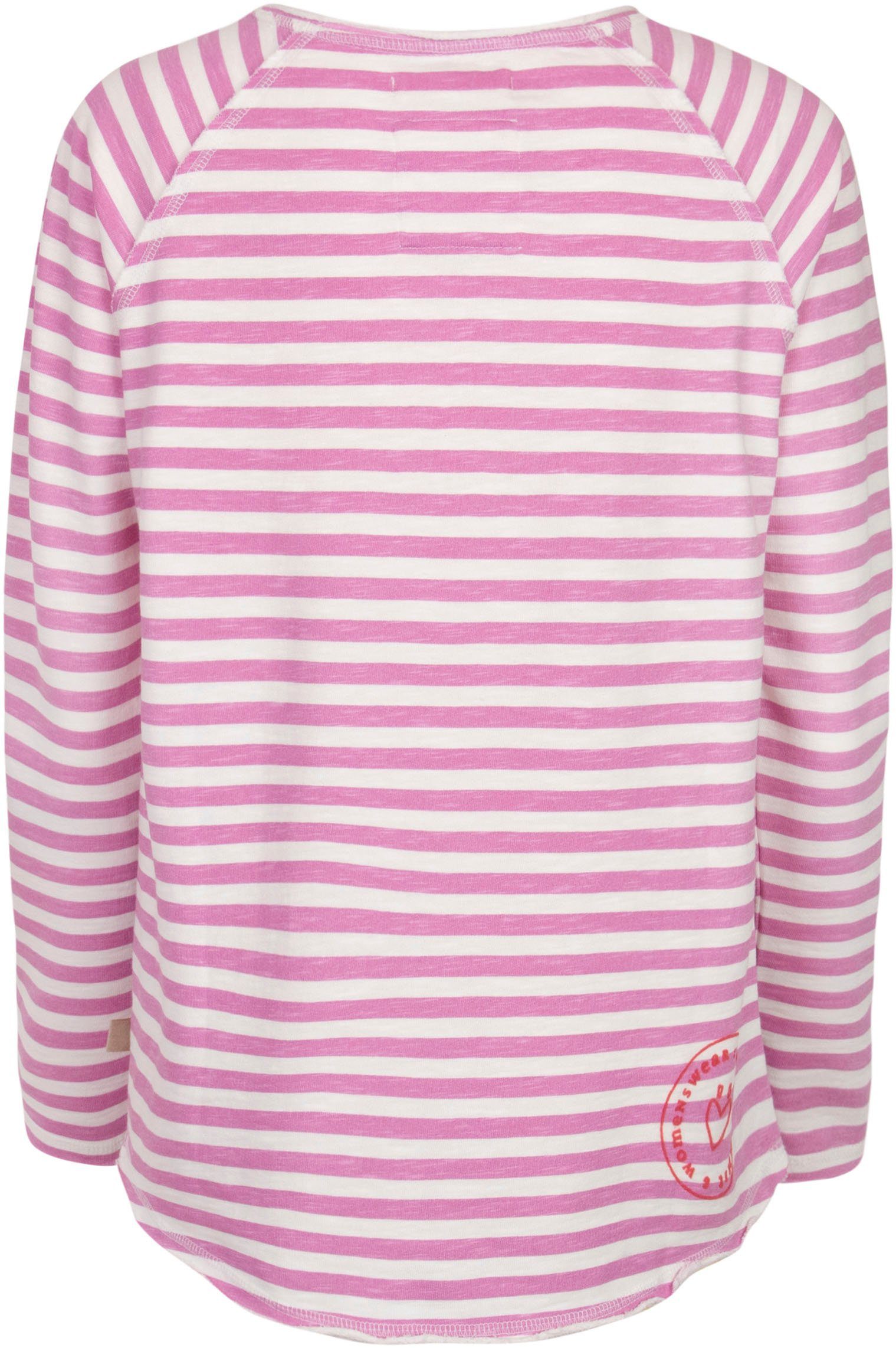 Lieblingsstück Sweatshirt CathrinaEP mit allover Streifendessin rosa