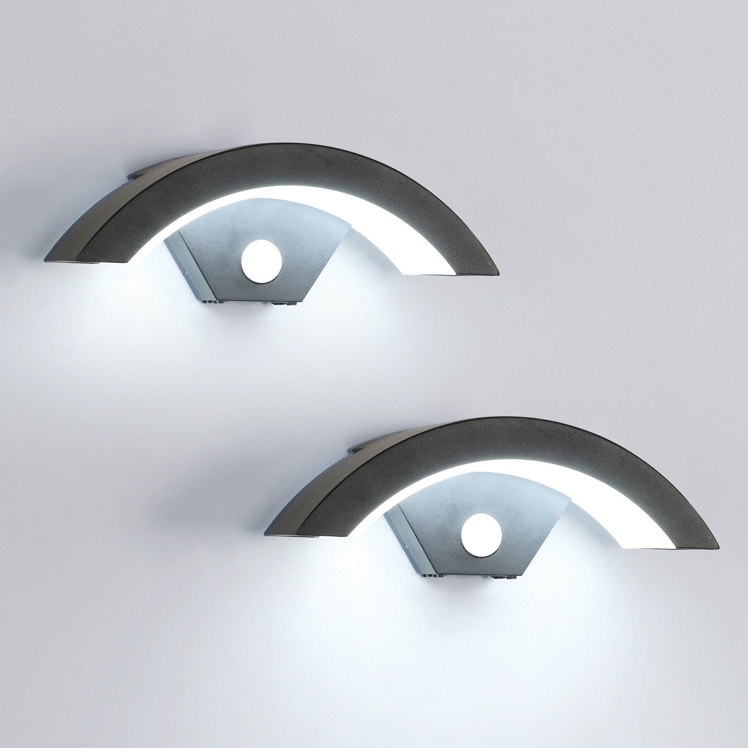 Goeco LED Außen-Wandleuchte mit Sensor, LED günstig online kaufen