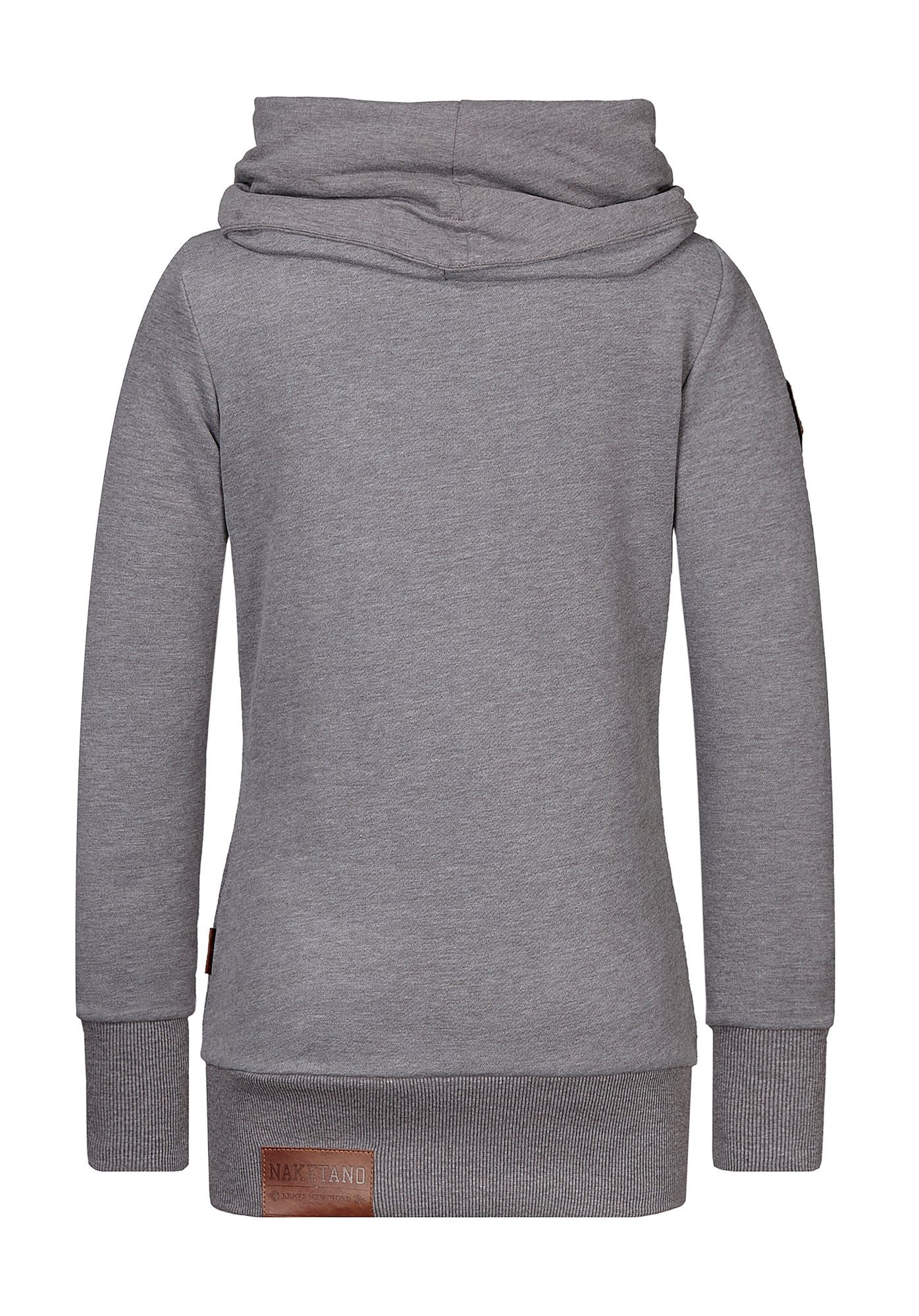 naketano Hoodie Kapuzenpullover Damen Baumwolle, weich, Kapuze, Kängurutasche (Spar-Set, Allroundtalent) Hoodie, weiche Sweatware, Rippbündchen, Streetwear, Loungewear