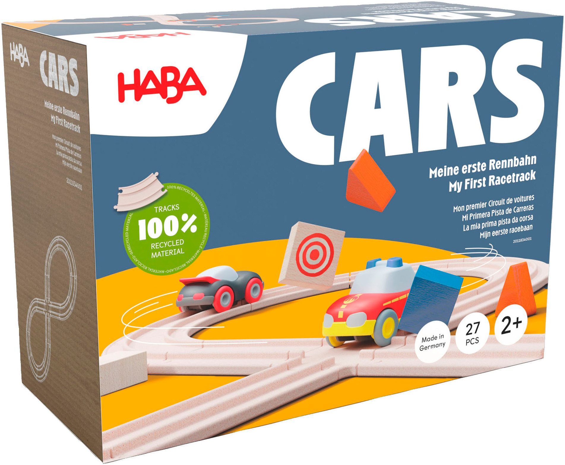 Haba Autorennbahn Meine erste Rennbahn, Made in Germany