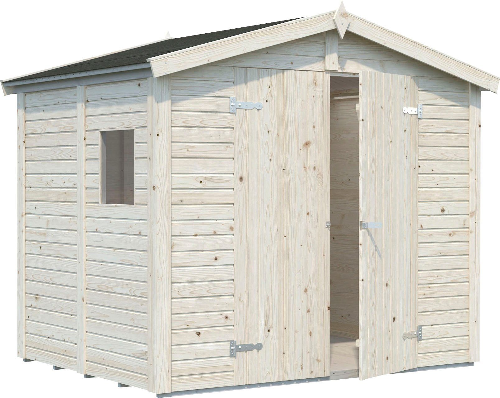 Palmako Gerätehaus Dan, BxT: 261x210 cm, natur