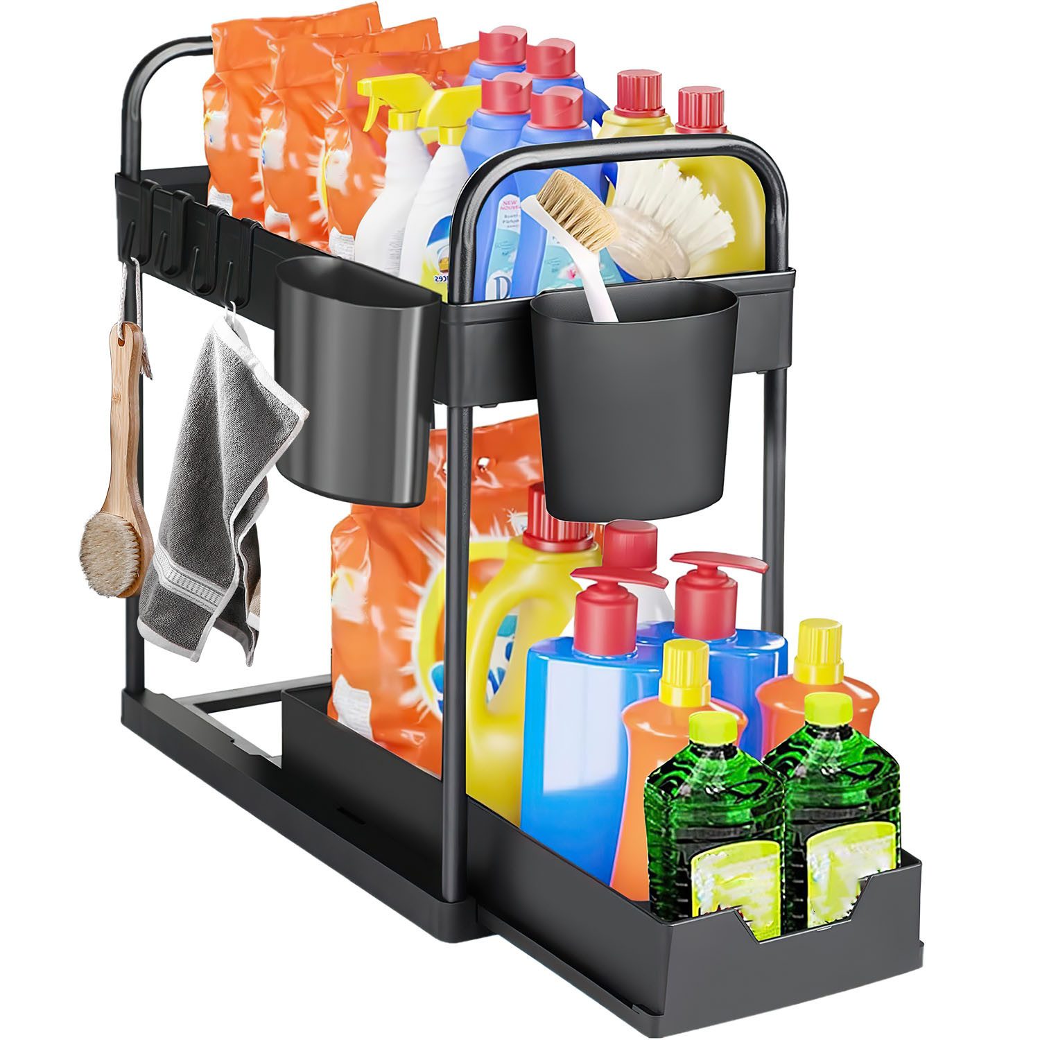Refined Living Ablageregal Spülschrank mit 4 günstig online kaufen