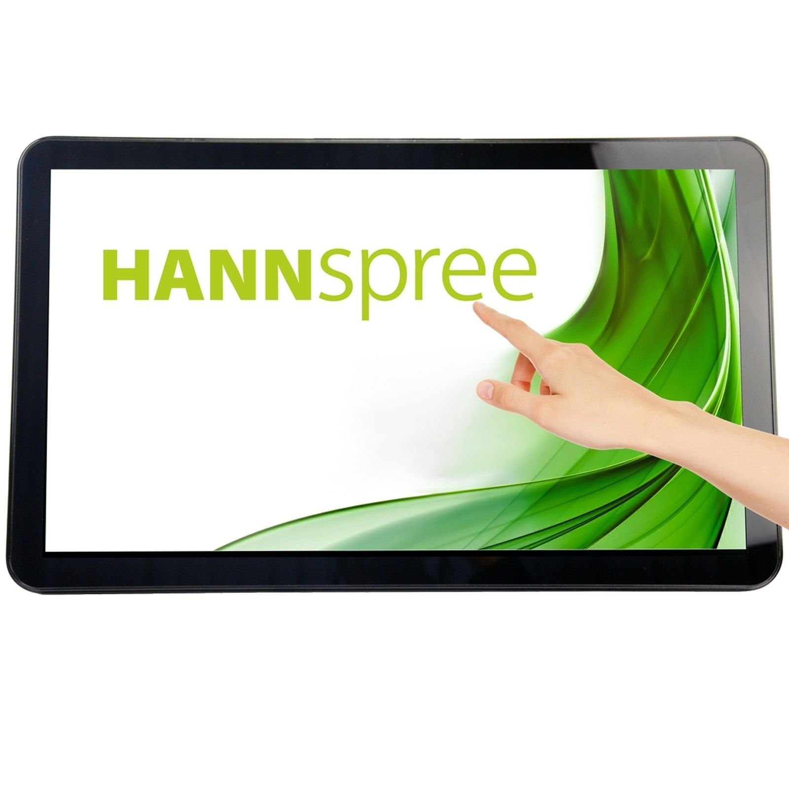Hannspree 80.0cm (32) HO325PTB 16:9 M-TOUCH HDMI+DP TFT-Monitor (1920 x 1080 px, Full HD, 8 ms Reaktionszeit, 60 Hz, TFT, Touchscreen, Eingebautes Mikrofon, Lautsprecher)