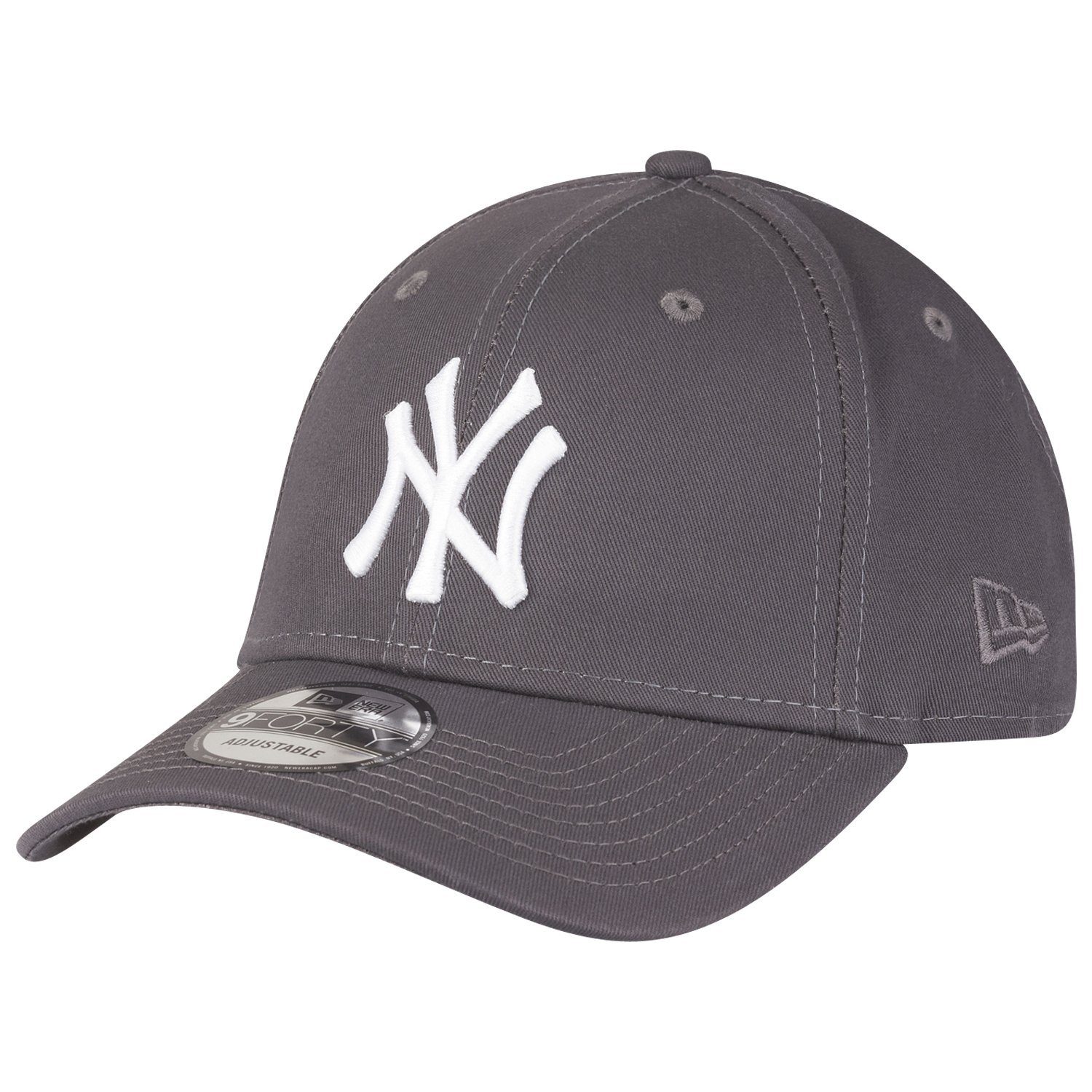 New Era Baseball Cap 9Forty Strapback New York Yankees Grau