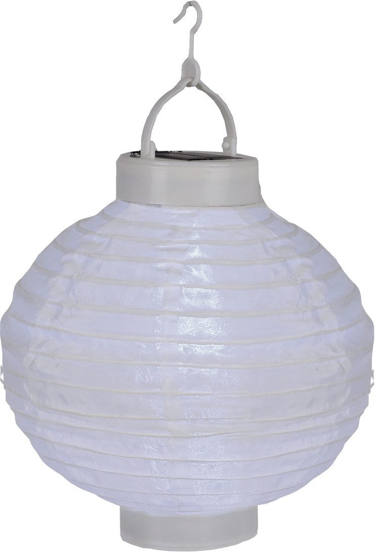 STAR TRADING Hängeleuchten Best Season LED-Solarlampion, 1 cool Light LED, ca. 22 x 20 cm