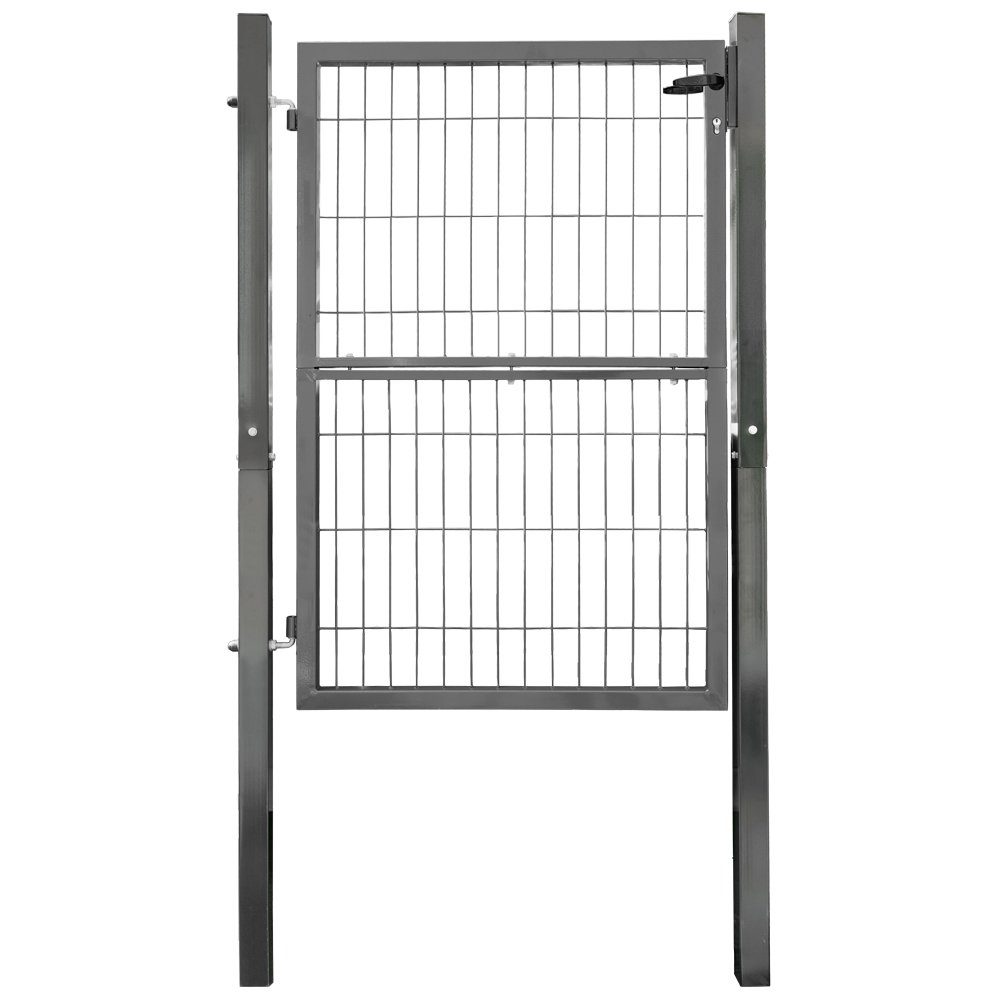 V2Aox Gartentor Gartentor Gartentür Zauntür Zauntor Pforte Anthrazit 140cm günstig online kaufen