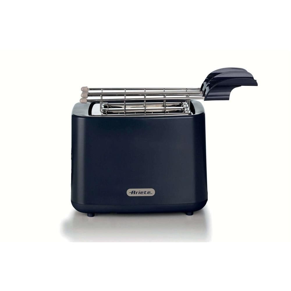 Ariete Toaster Breakfast, 2 Schlitz Toaster, 7 Bräunungsstufen, 760W, dunkelgrau
