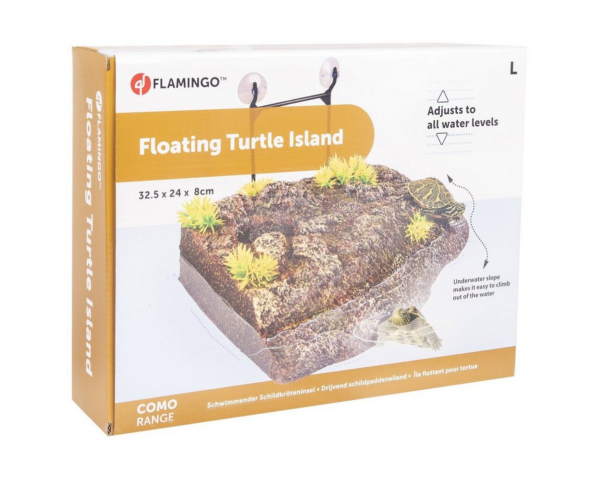 Thumbnail - Flamingo Terrariendeko Como Schilkröteninsel Winkel