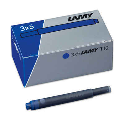 LAMY LAMY Tintenpatronen T10 825 BLAU 3x5er Packung löschbar Tintenpatrone