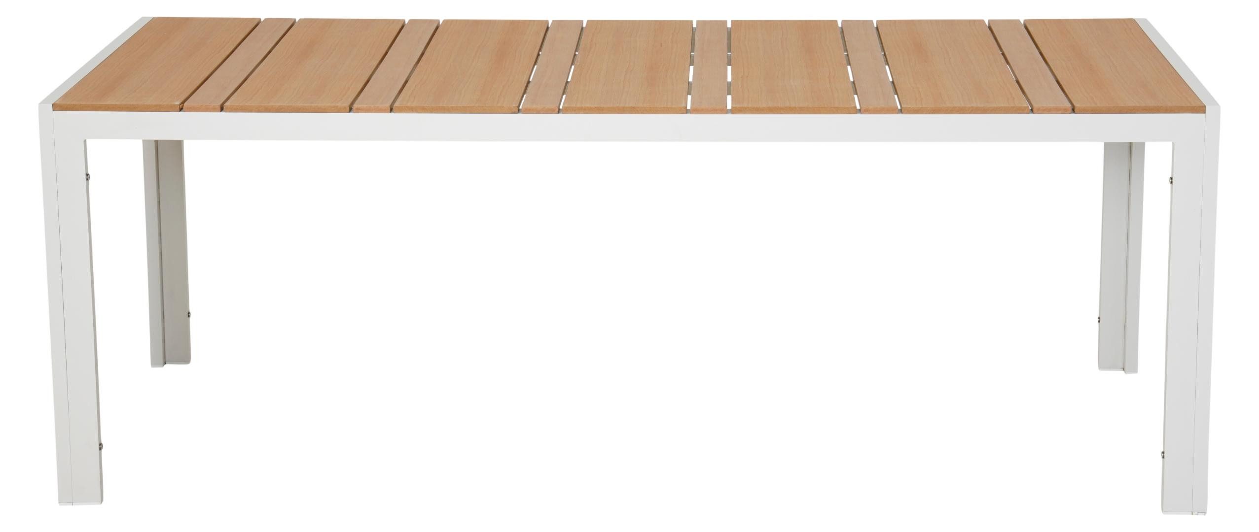 Schou Gartentisch Noah Gartentisch 205x90 cm Teak-Dekor.