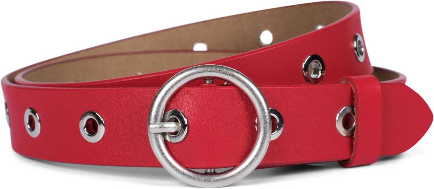 styleBREAKER Ledergürtel Leder Gürtel mit Lochnieten günstig online kaufen