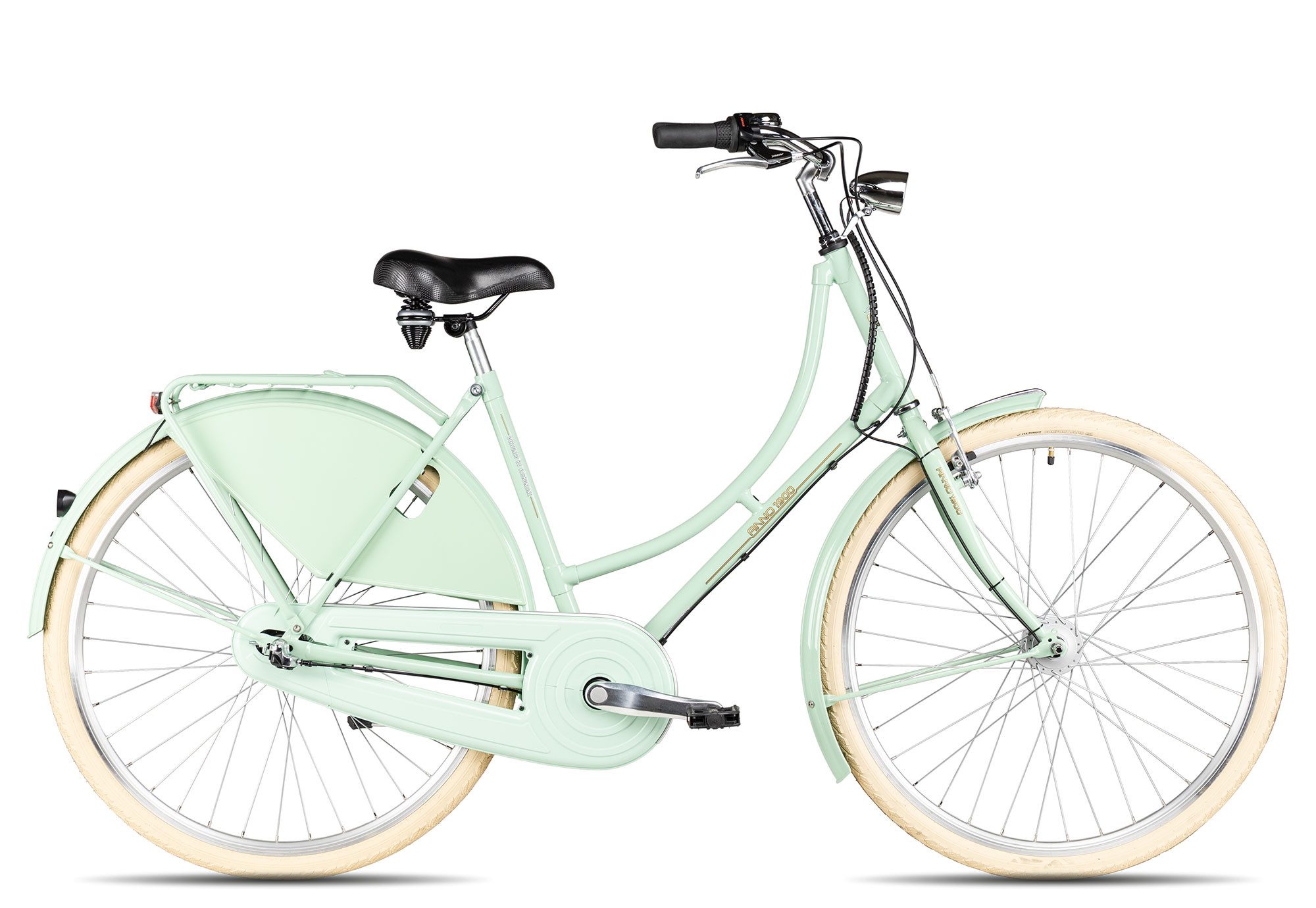 Maxim Hollandrad Maxim Nostalgie 1900, 3 Gang Shimano Nexus 3-Gang SG-3C41 Rücktritt Schaltwerk, Nabenschaltung Rücktritt, Straßenausstattung grün