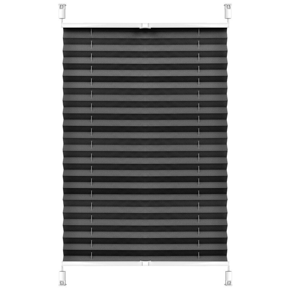 euroharry Plissee Plisse Rollo Plisseerollo Easyfix ohne Bohren Jalousie Pleated Blind