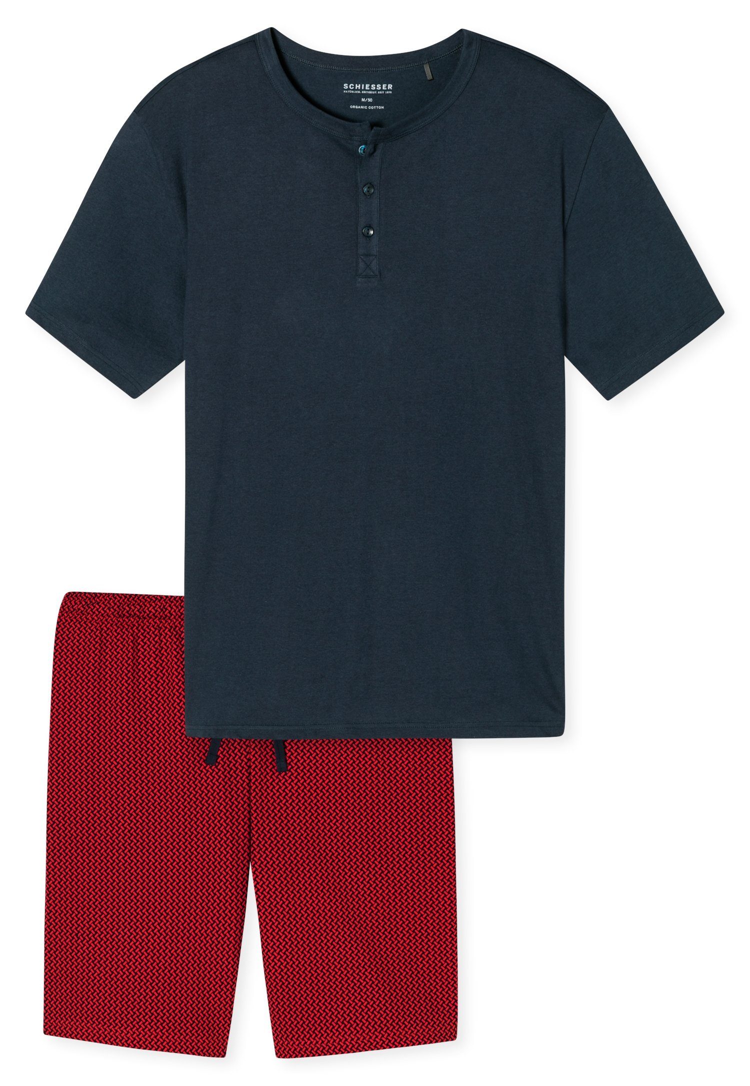 Schiesser Shorty Schlafanzug kurz