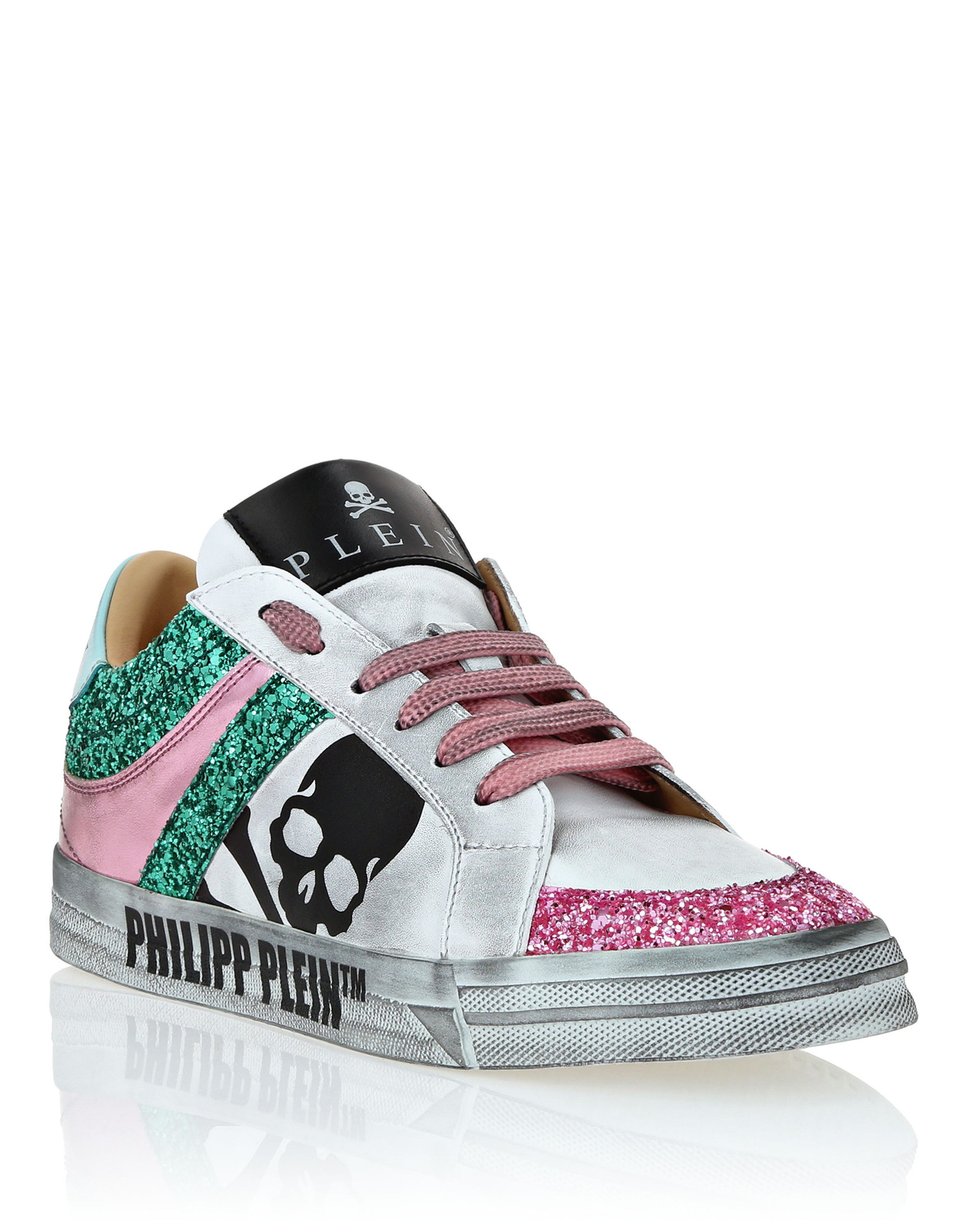 Skull Mit Schmucksteinen Sneaker