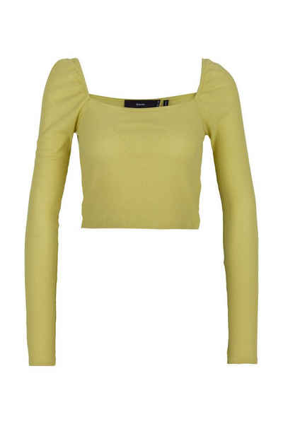 NU-IN T-Shirt »Cropped Round Neck Rib Top«