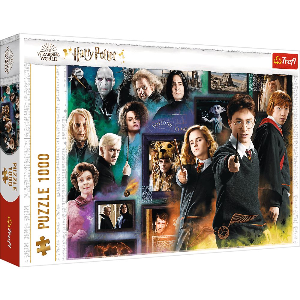 Trefl Puzzle Trefl 10668 Harry Potter 1000 Teile Puzzle, 1000 Puzzleteile, Made in Europe