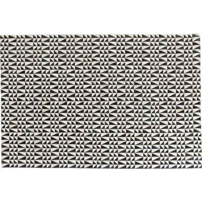 Designteppich »Lederteppich Zigzag 240x170«, KARE