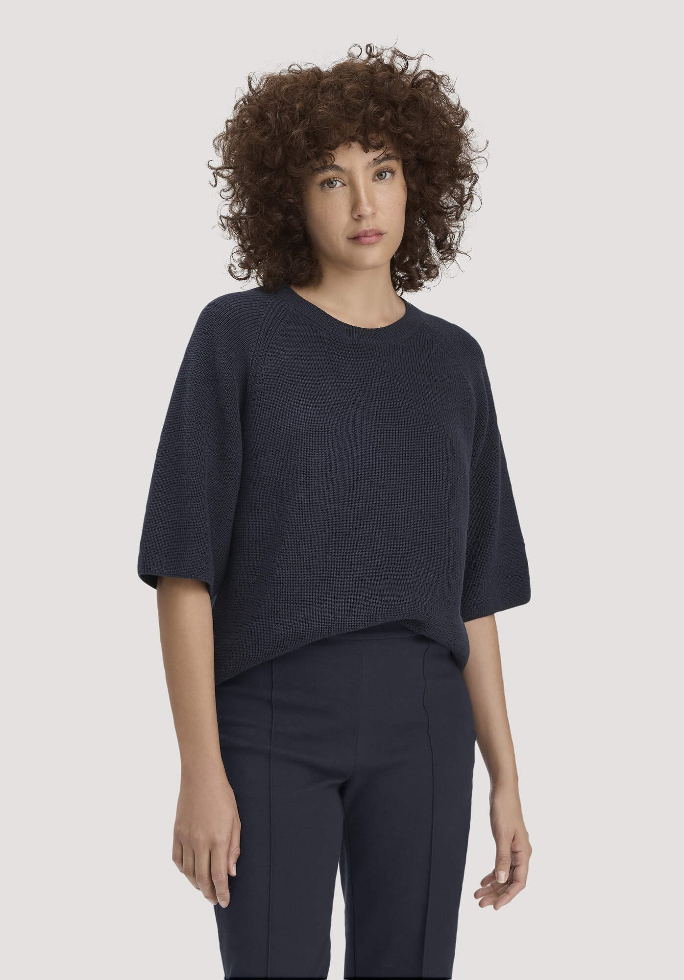 Hessnatur Strickpullover aus reiner Bio-Baumwolle (1-tlg)