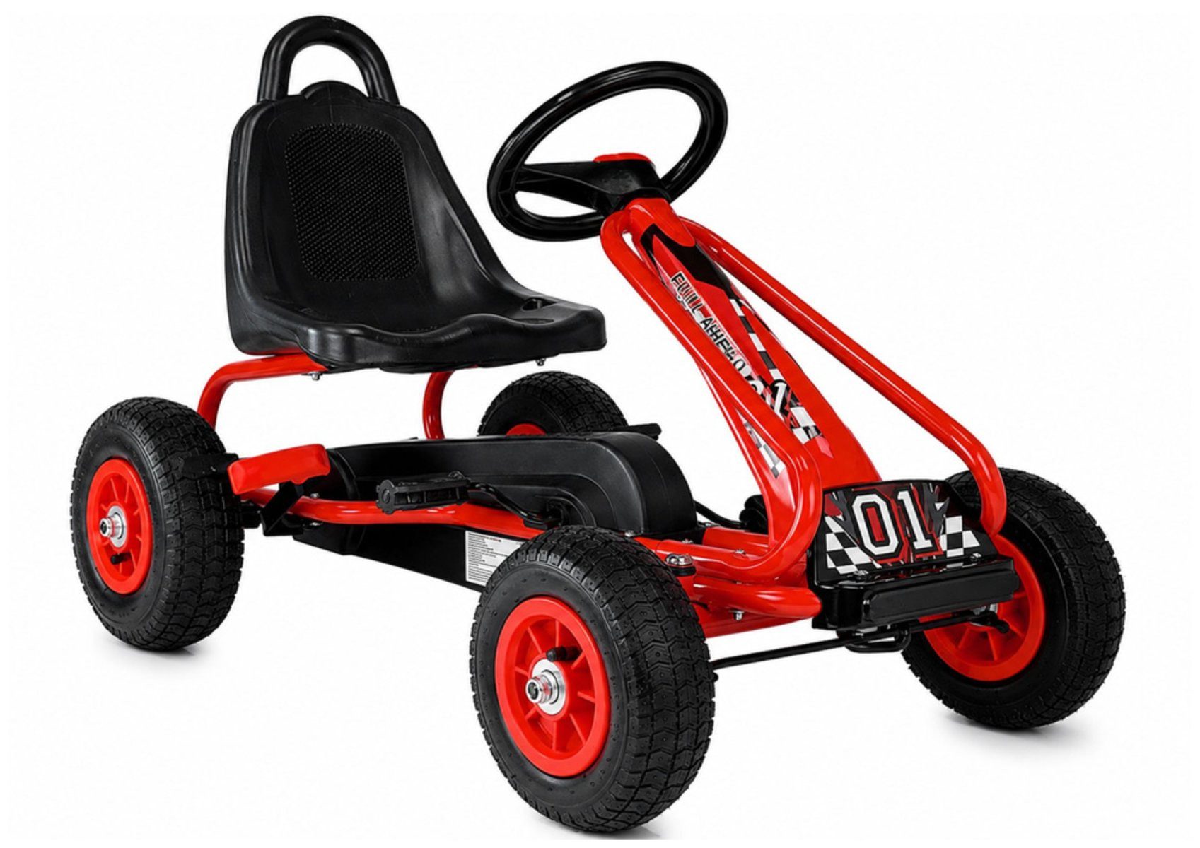 Wisam Elektro-Kinderauto G201 Pedal Gokart Rot