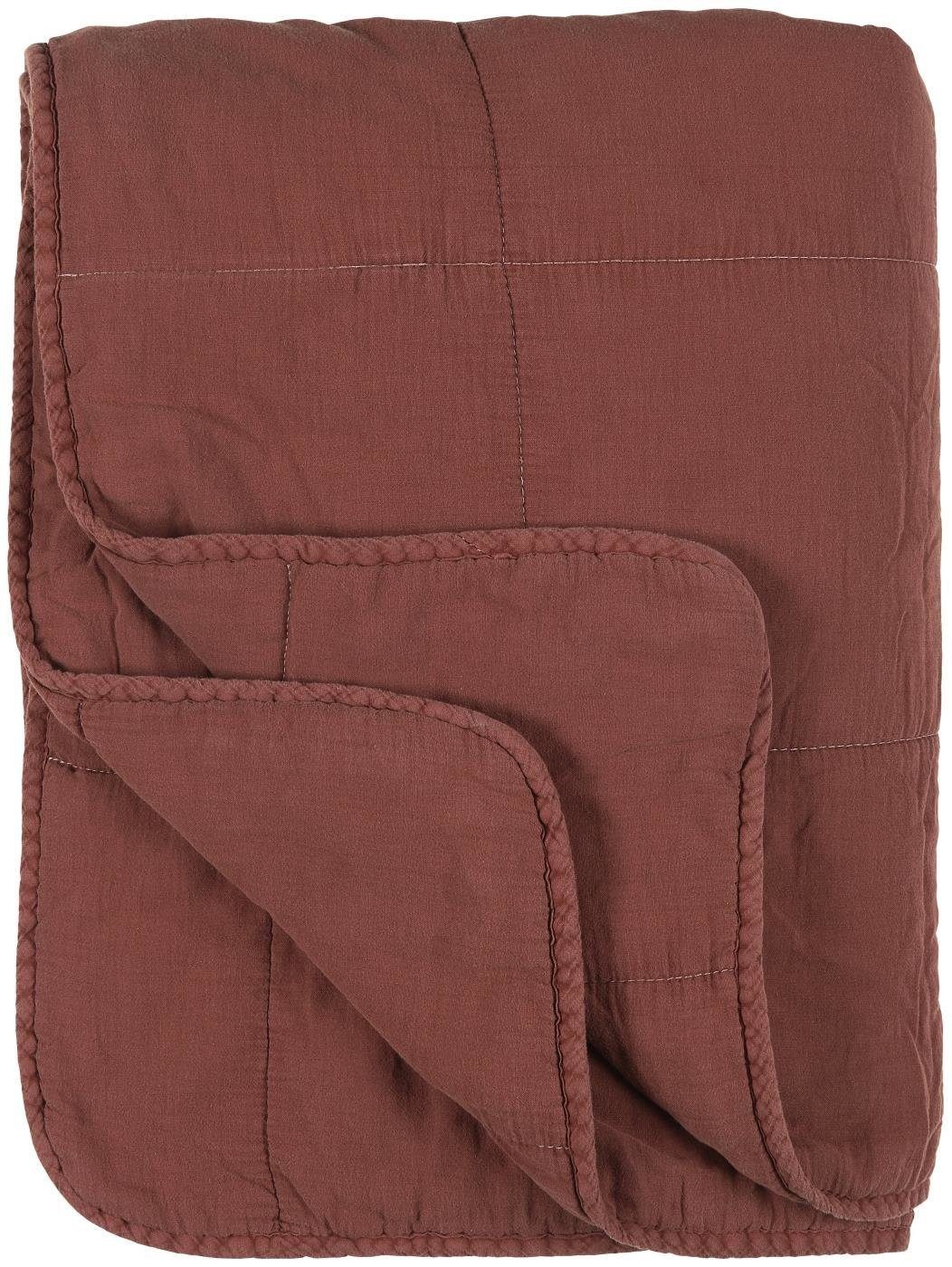 Wohndecke Vintage Quilt unifarben, Ib Laursen günstig online kaufen