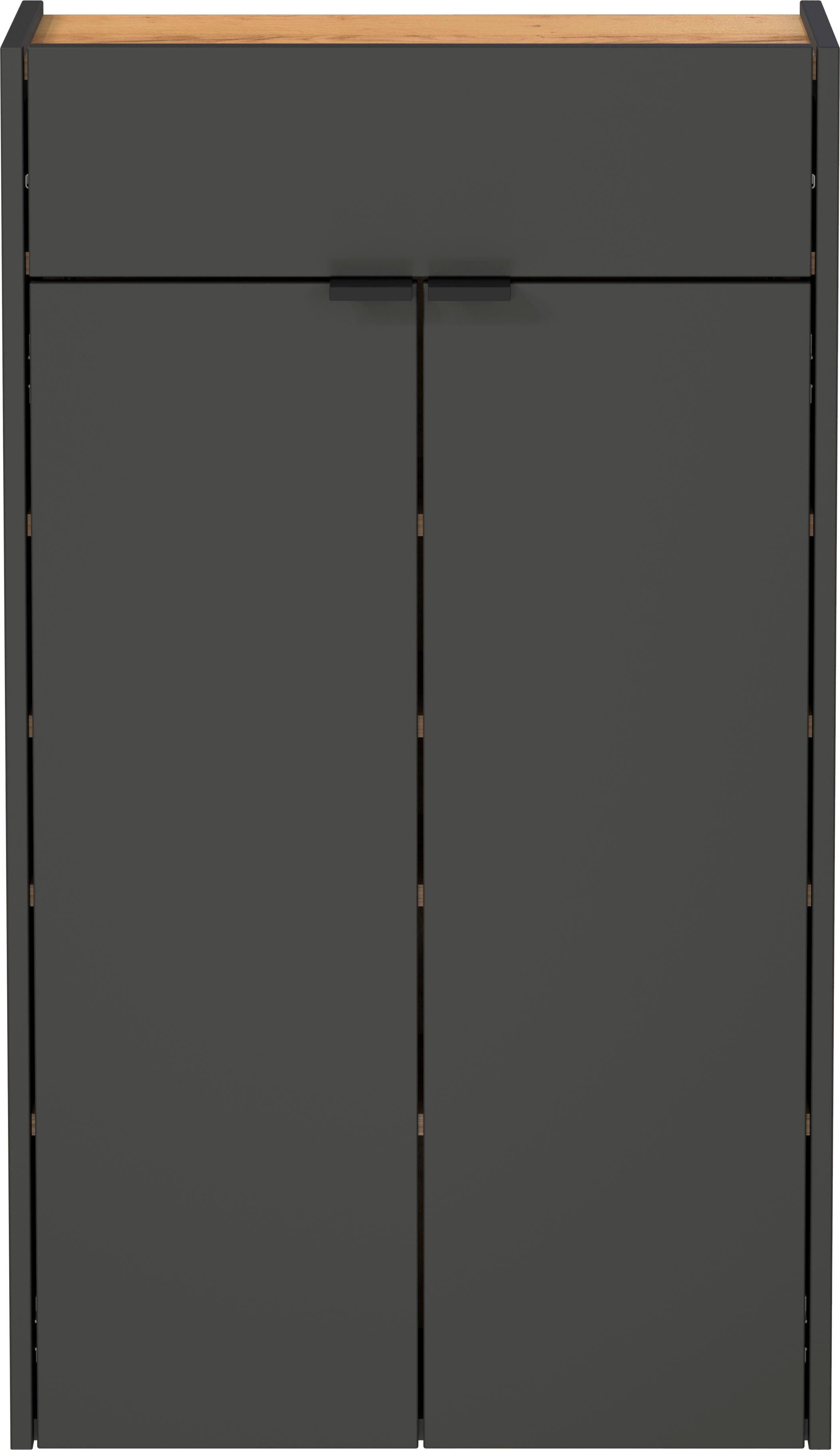 GERMANIA Schuhschrank Ameca (1-St) mit Schubl.,für schmale Flure,Tiefe: 22cm,Soft-close,verstellb. Böden