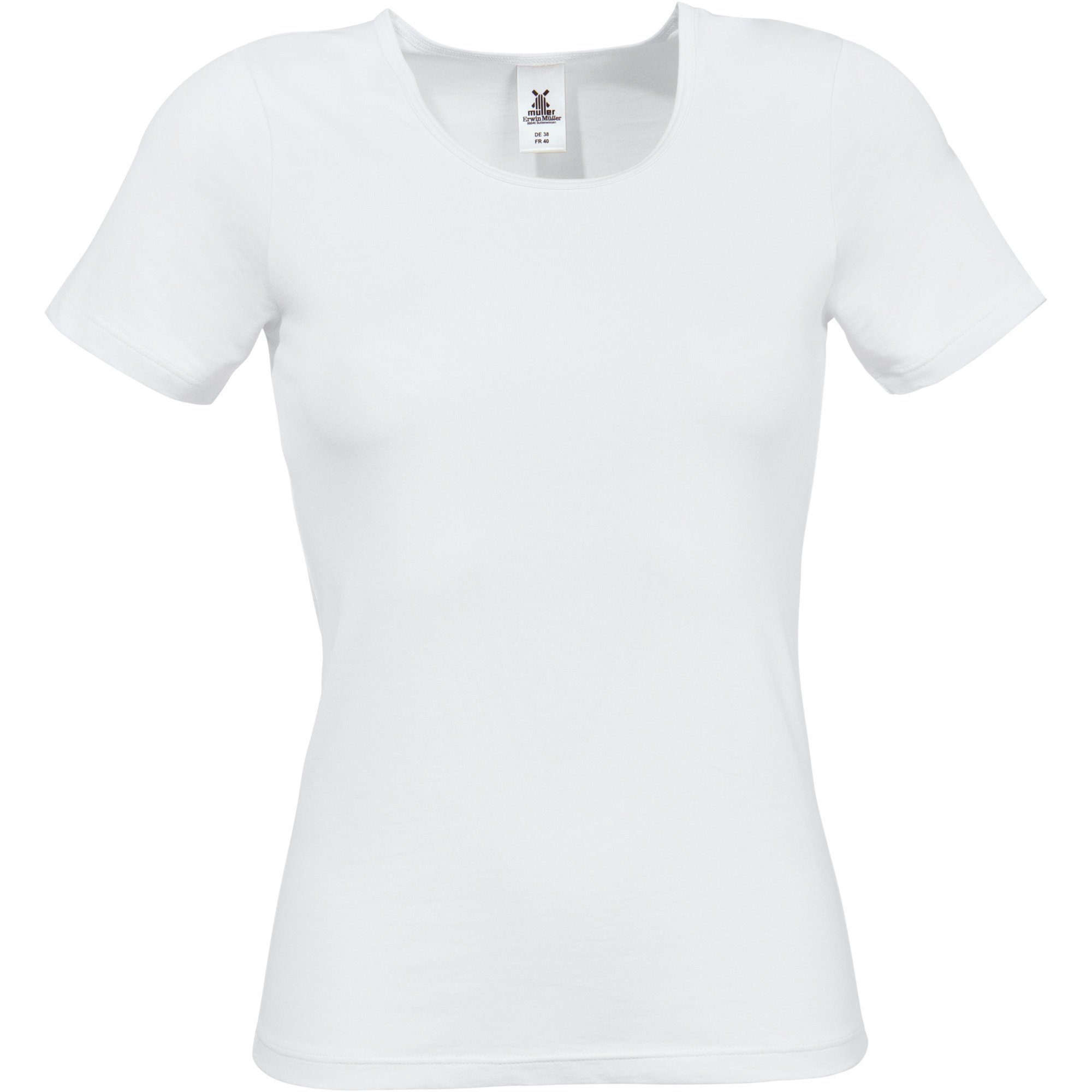 Erwin Müller T-Shirt Damen-Unterhemd, 1/2-Arm 2er-Pack Single-Jersey Uni günstig online kaufen