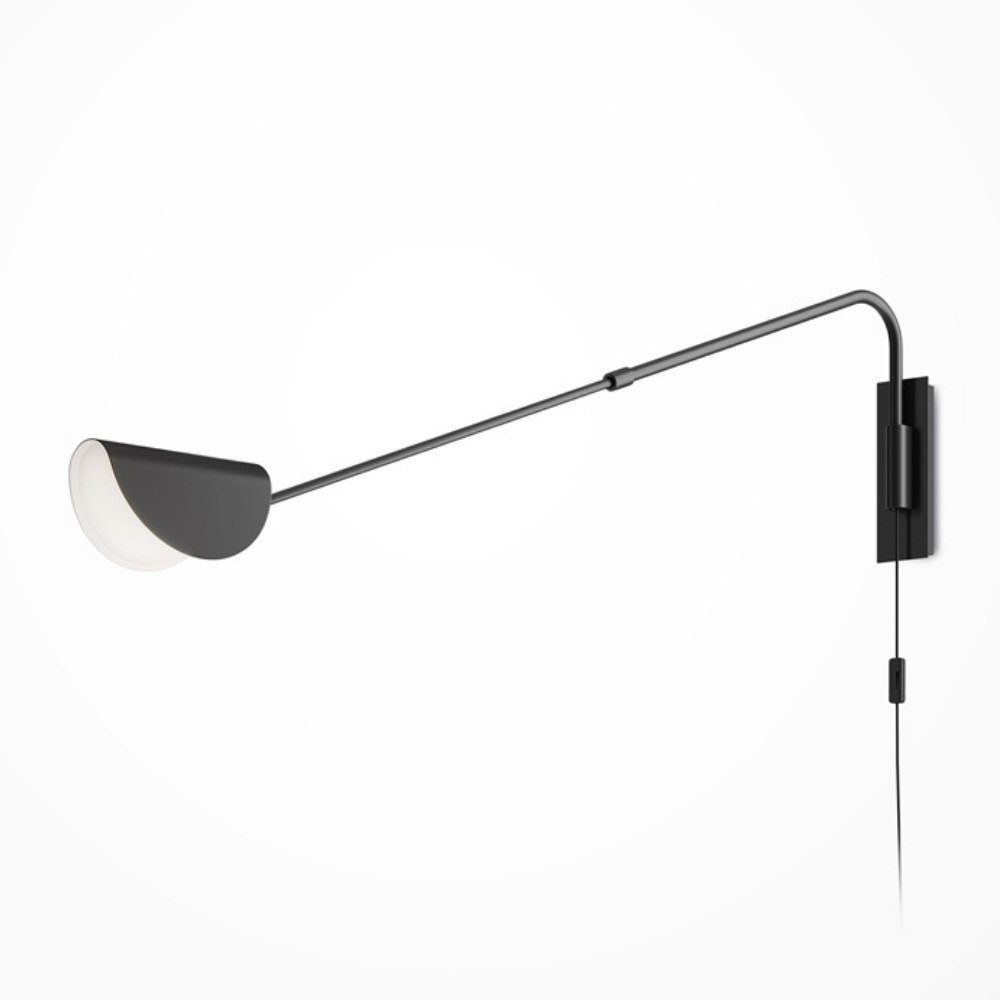 Maytoni Wandleuchte Wandleuchte Mollis Nein, Wandleuchte, Leuchtmittel G9 keine Wandlampe, 1050mm, enthalten: Wandlicht warmweiss, Schwarz in Angabe