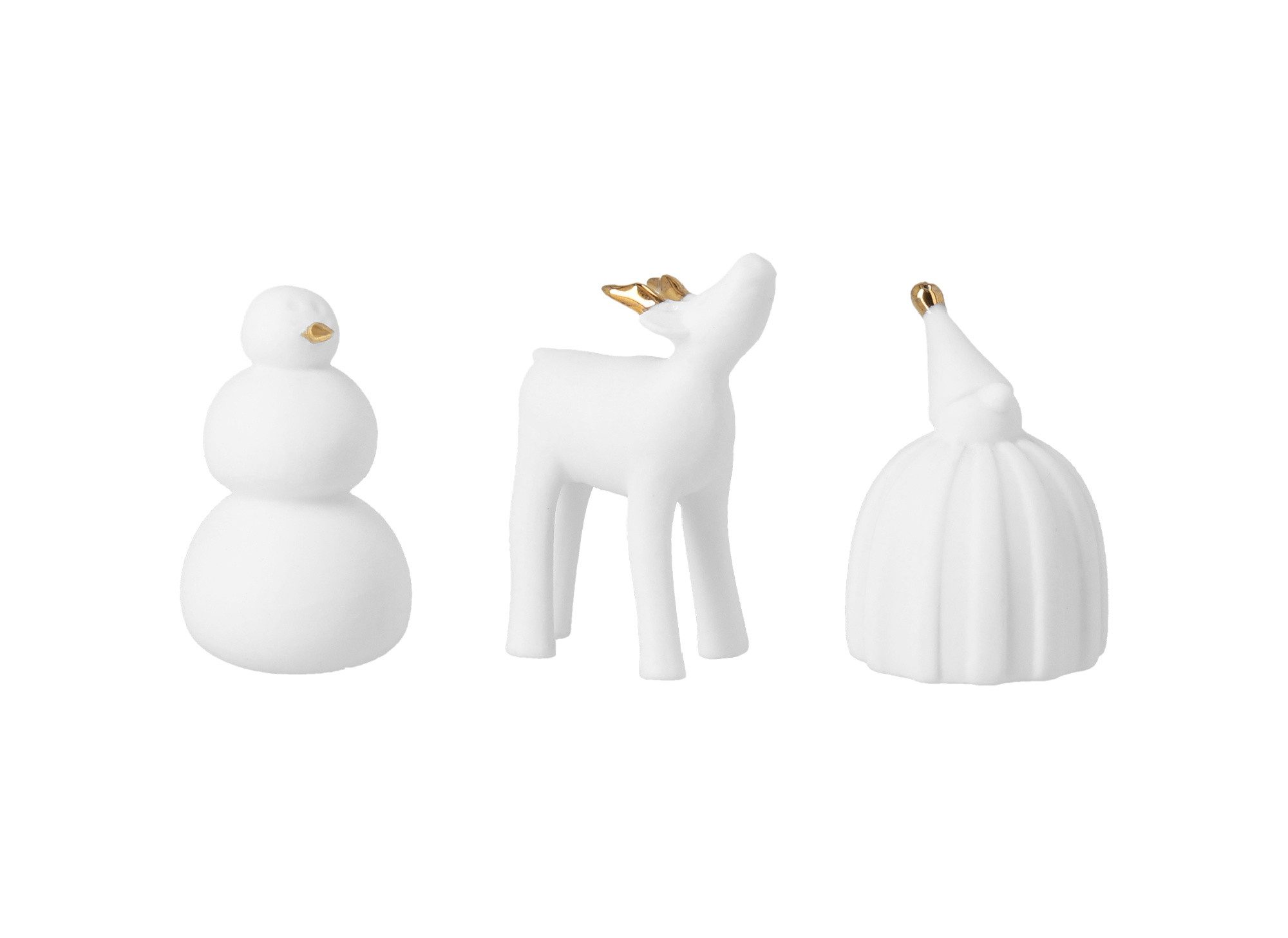 Räder Dekofigur räder Winterfiguren Dekofiguren Porzellan weiß 3er Set günstig online kaufen